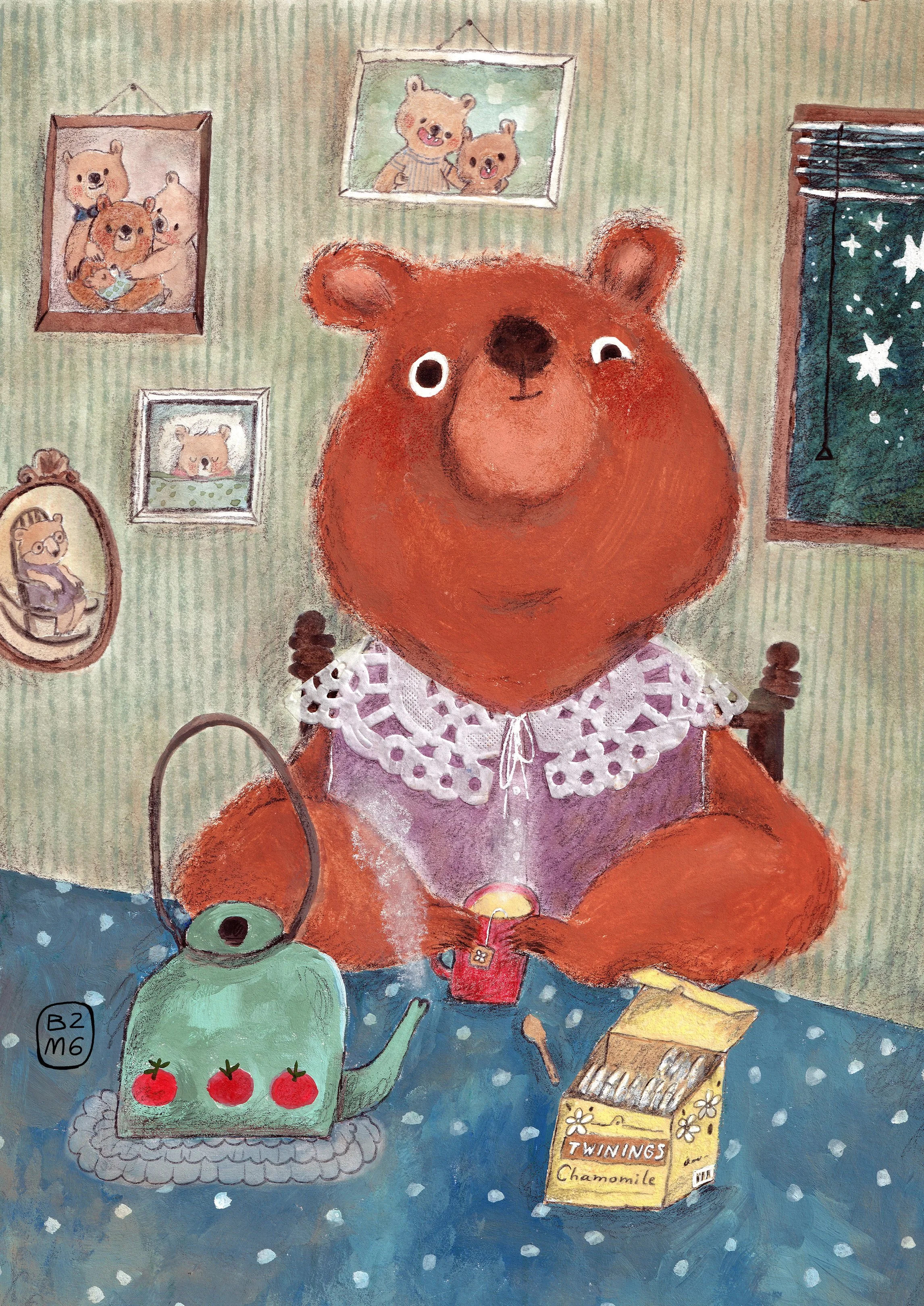 Mama Bear needs chamomile (The twitching eye)