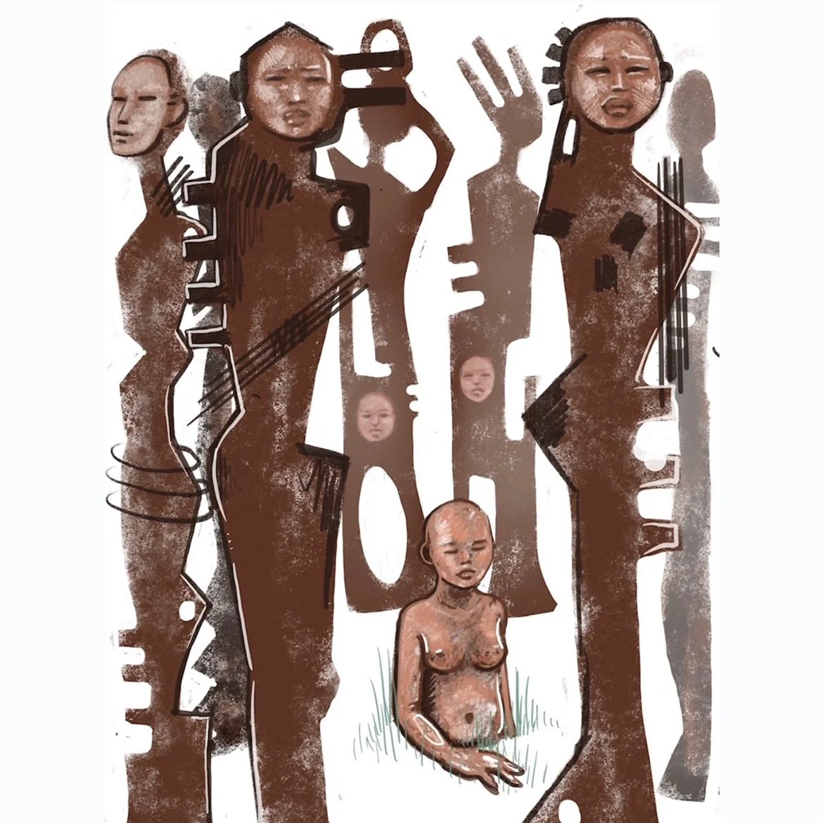 Sentinels in the City - Rose B. Simpson and Brooke Kamin Rapaport