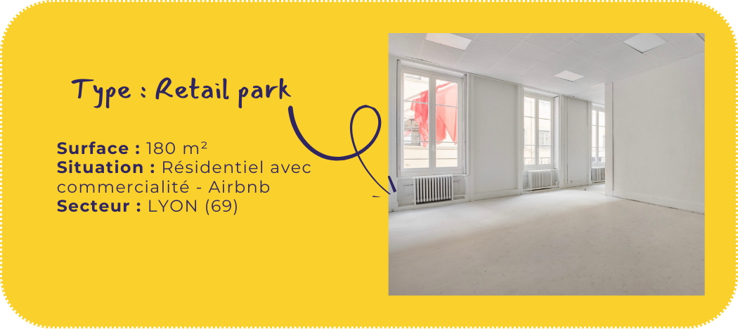 Une pièce vide avec plusieurs fenêtres, murs blancs et radiateurs, probablement dans un immeuble résidentiel à Lyon.