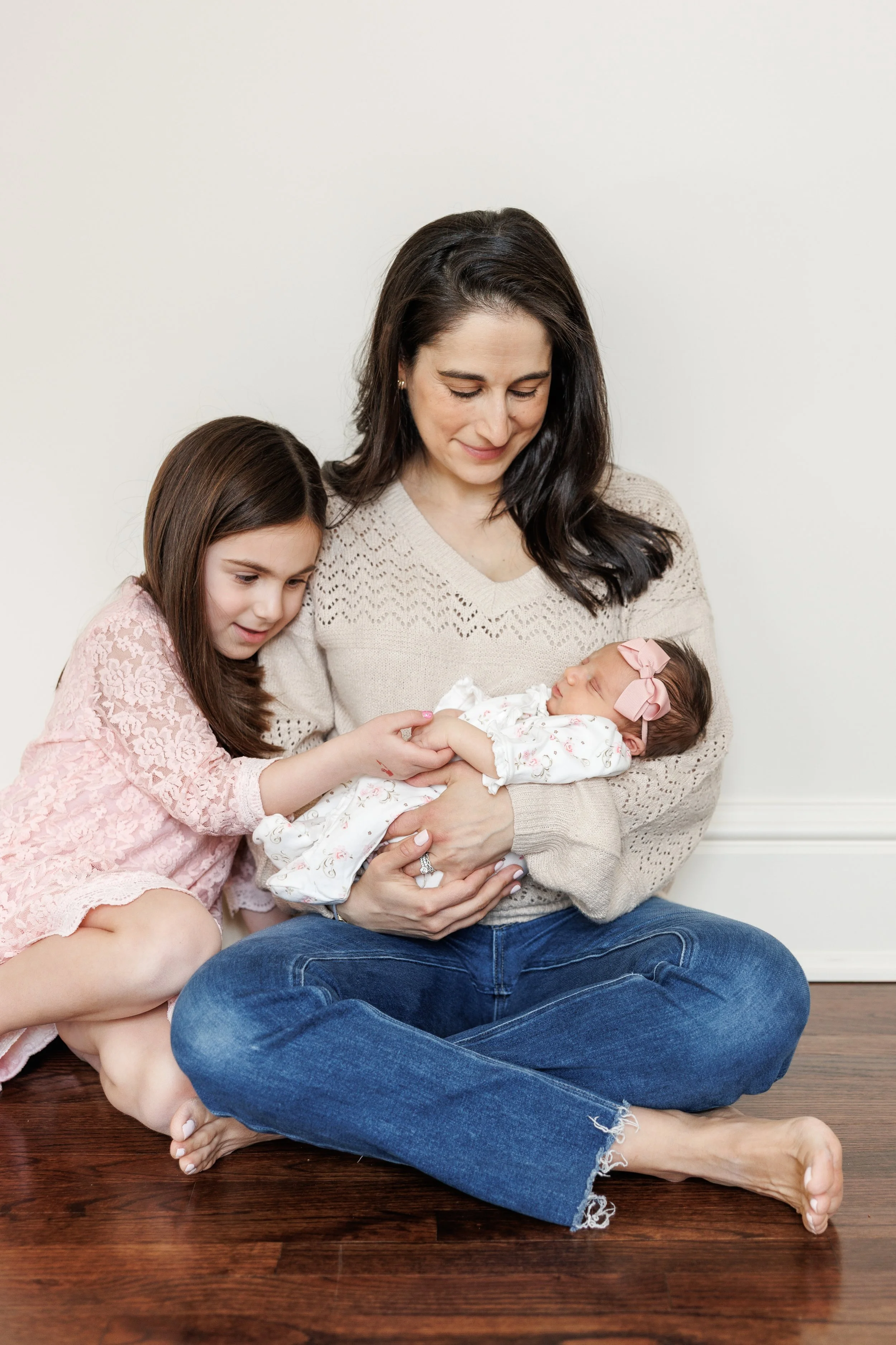 Melissa Schuster, RDN, nutrition expert for busy moms with her two daughters