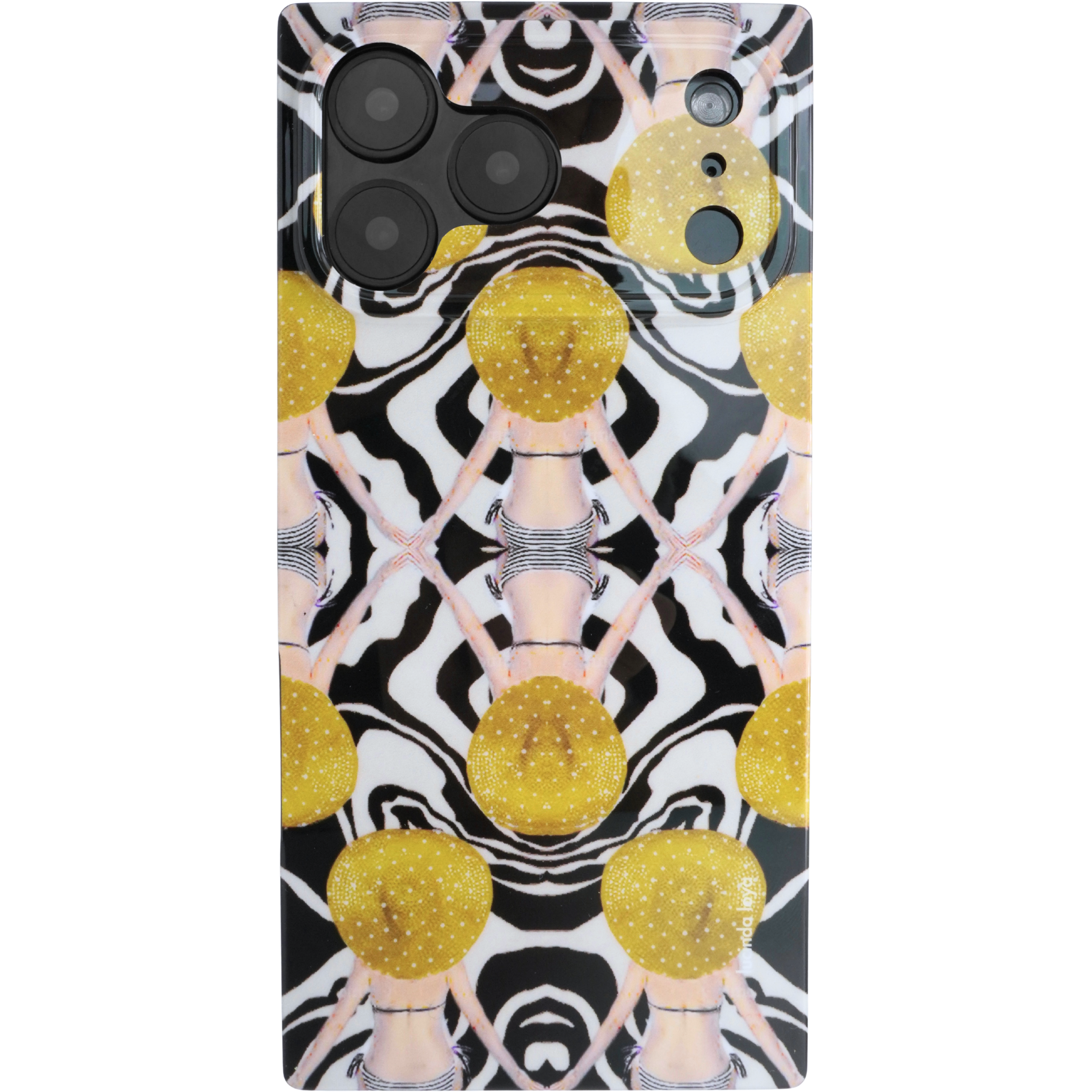LLI Square Fun in the Sun iPhone Case - Chartreuse
