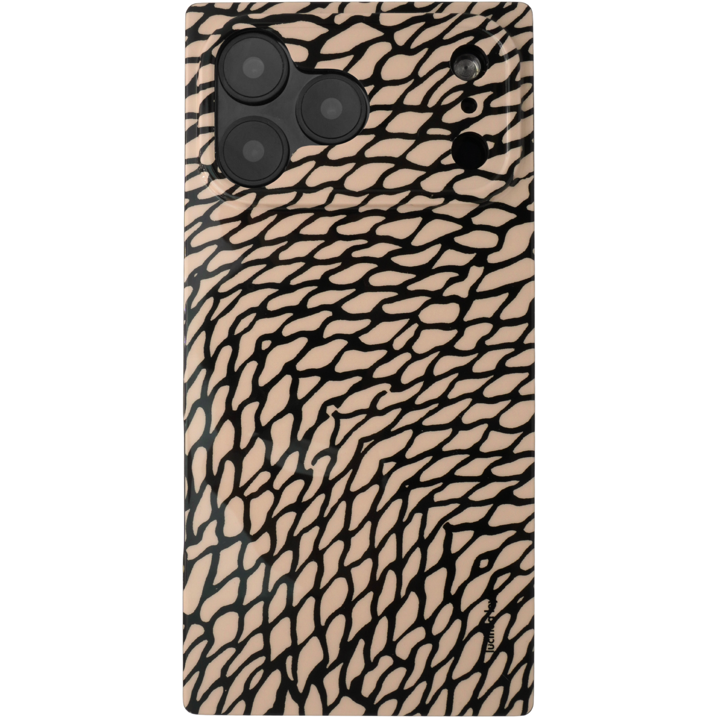 LLI Square Fishnet iPhone Case - Nude 1