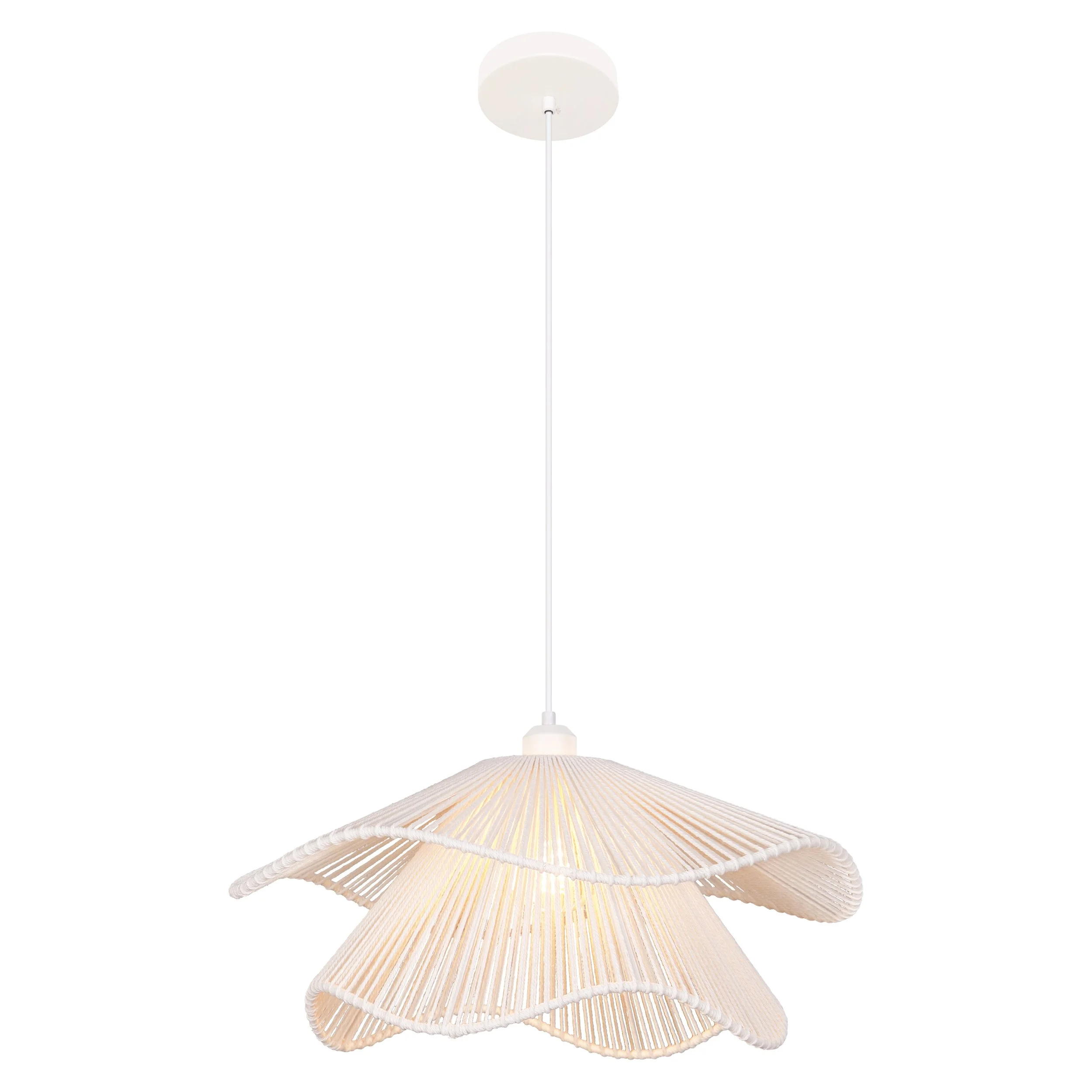 Dining Room Weave Rope Single Pendant Lamp