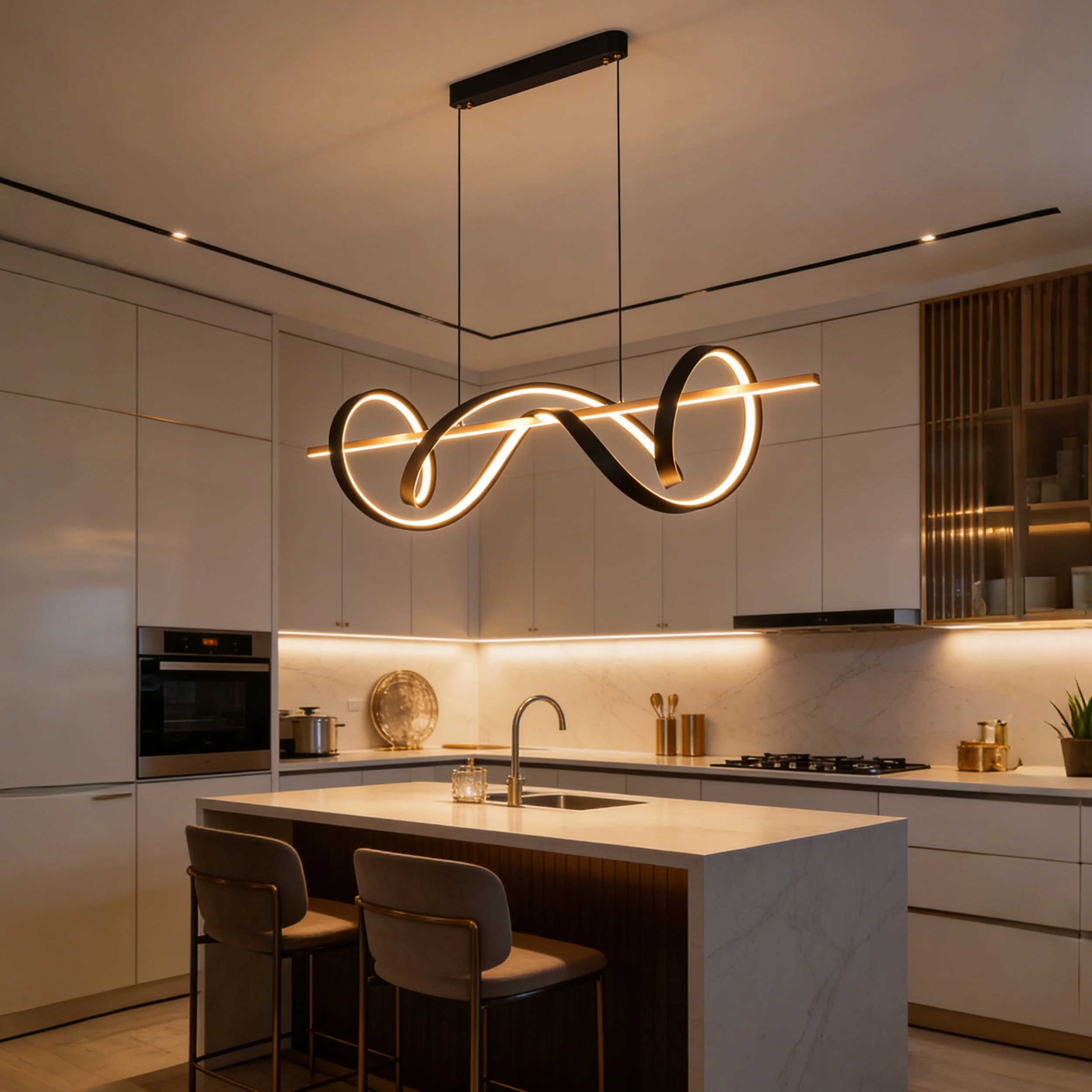 Aluminum Office Chandelier Pendant Lamp