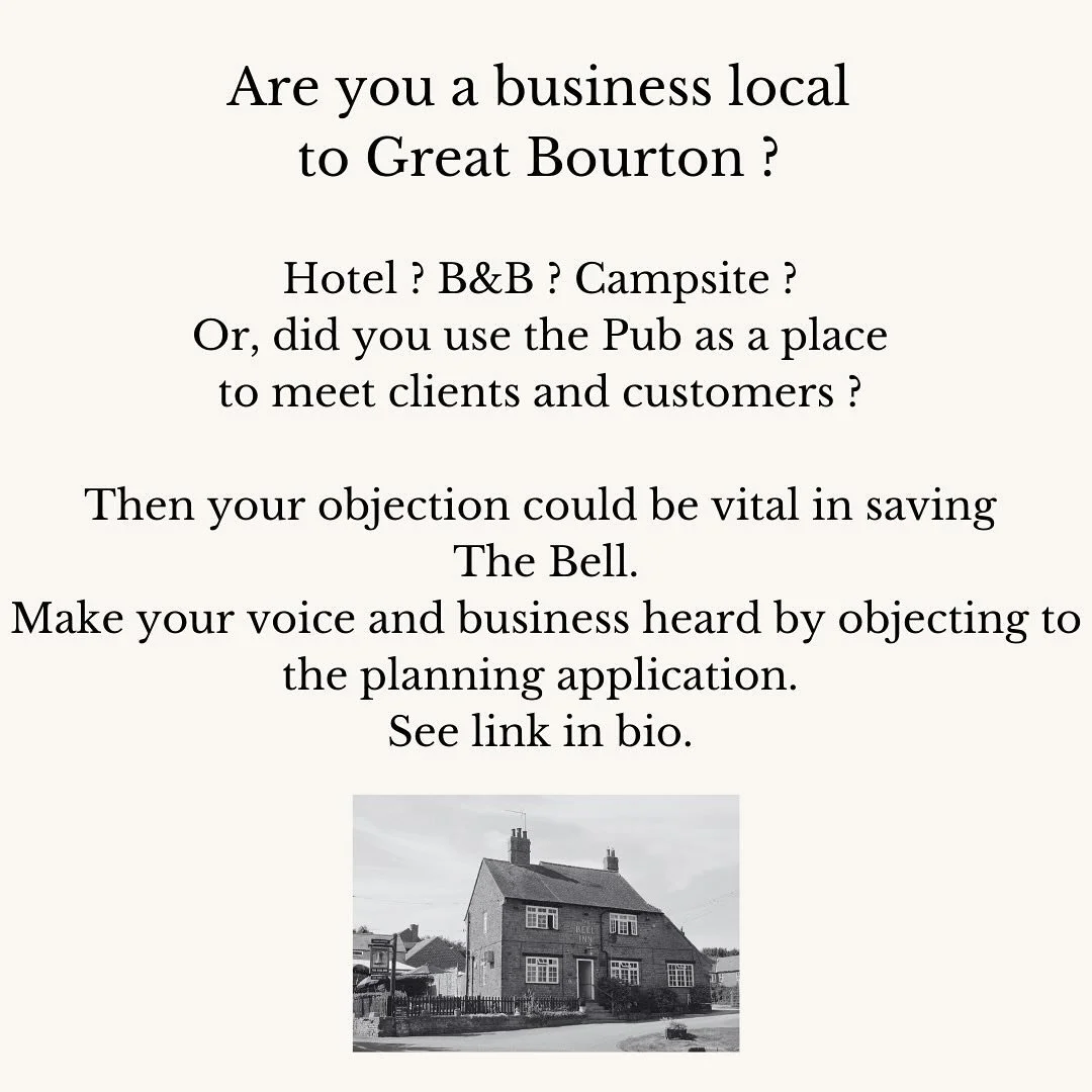 Losing the pub affects the wider community. Visitors to the area as well as businesses who use the pub as an asset or meeting point, and even a place of networking. 
.
.
Having a negative impact on your earnings is an important reason to object to th