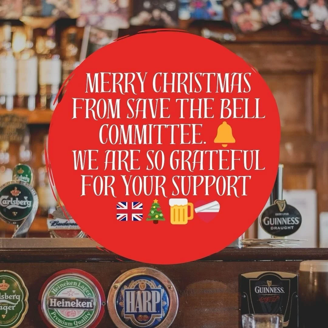 Merry Christmas everyone ! 
Thank you so much for your support and objections so far ! We are so grateful. 
Sending lots of love, prosperity and joy this time of year to you and your family ππ¬π§πΊβ€οΈ
.
.
#savethebellgreatbourton #saveourpubs #save