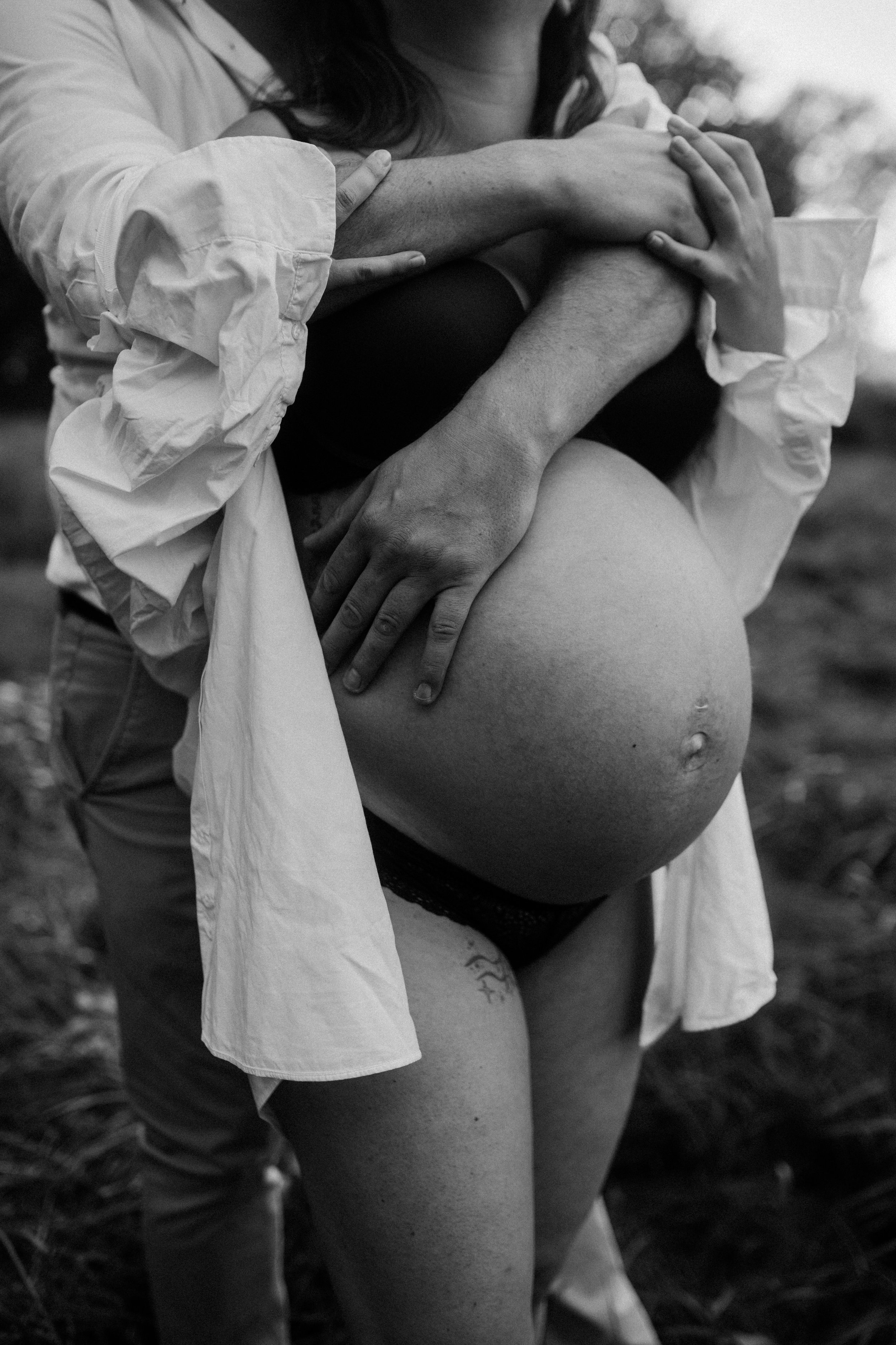 Photographie de couple - grossesse