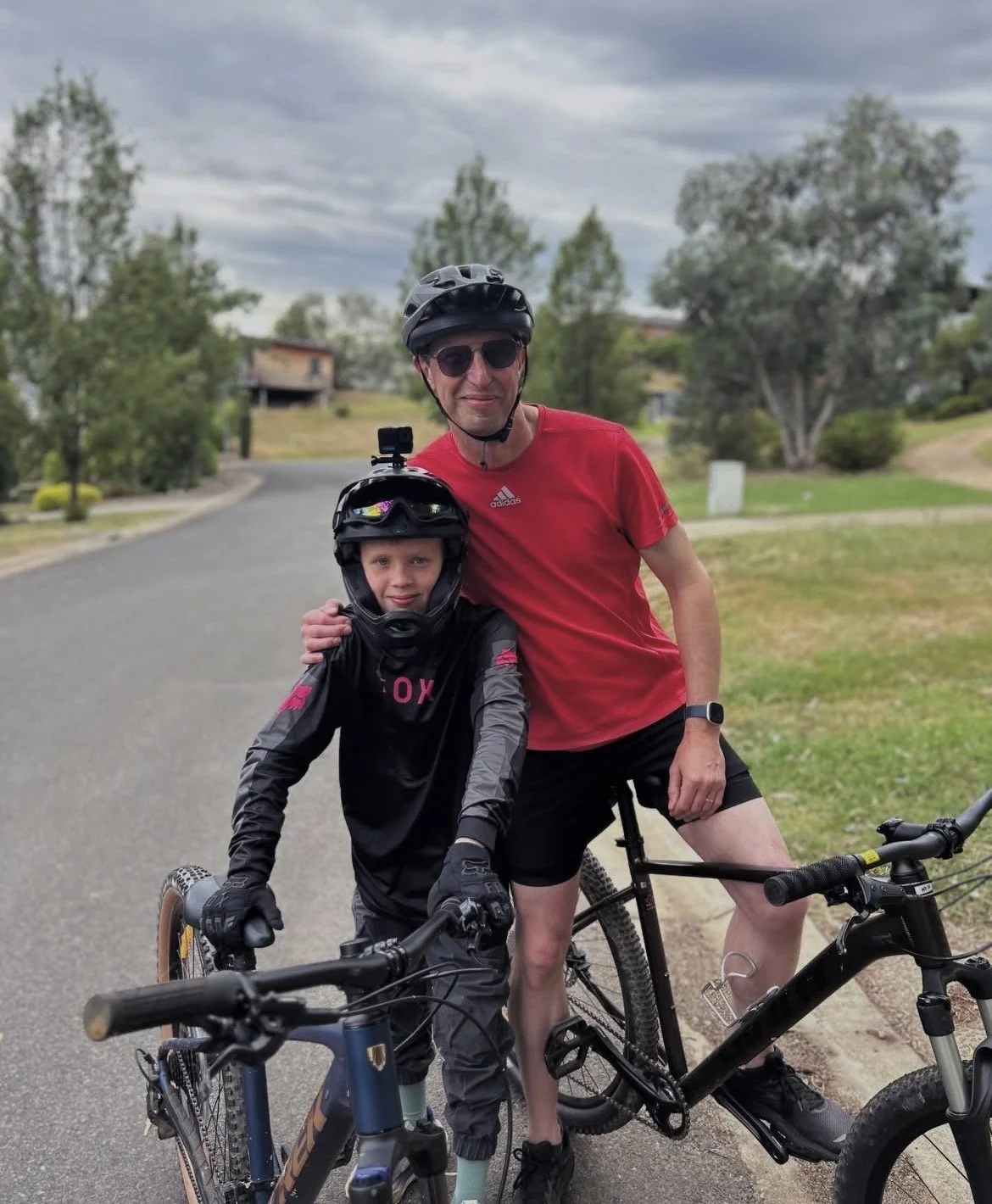 Setting off for more mountain biking adventures!