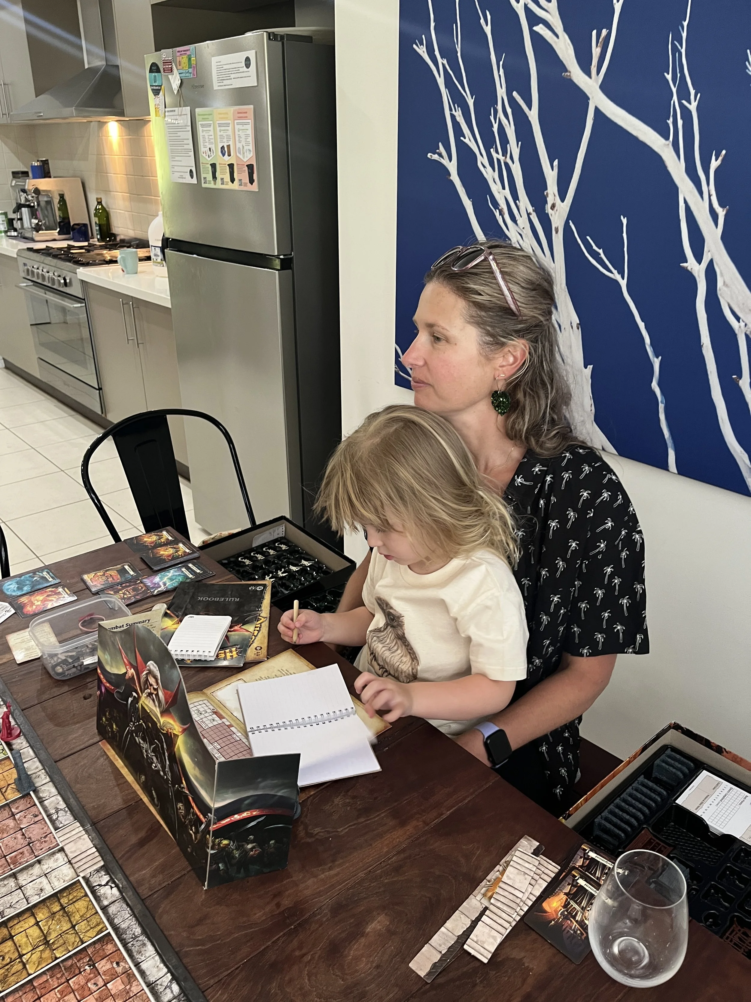 Dungeon master and apprentice.