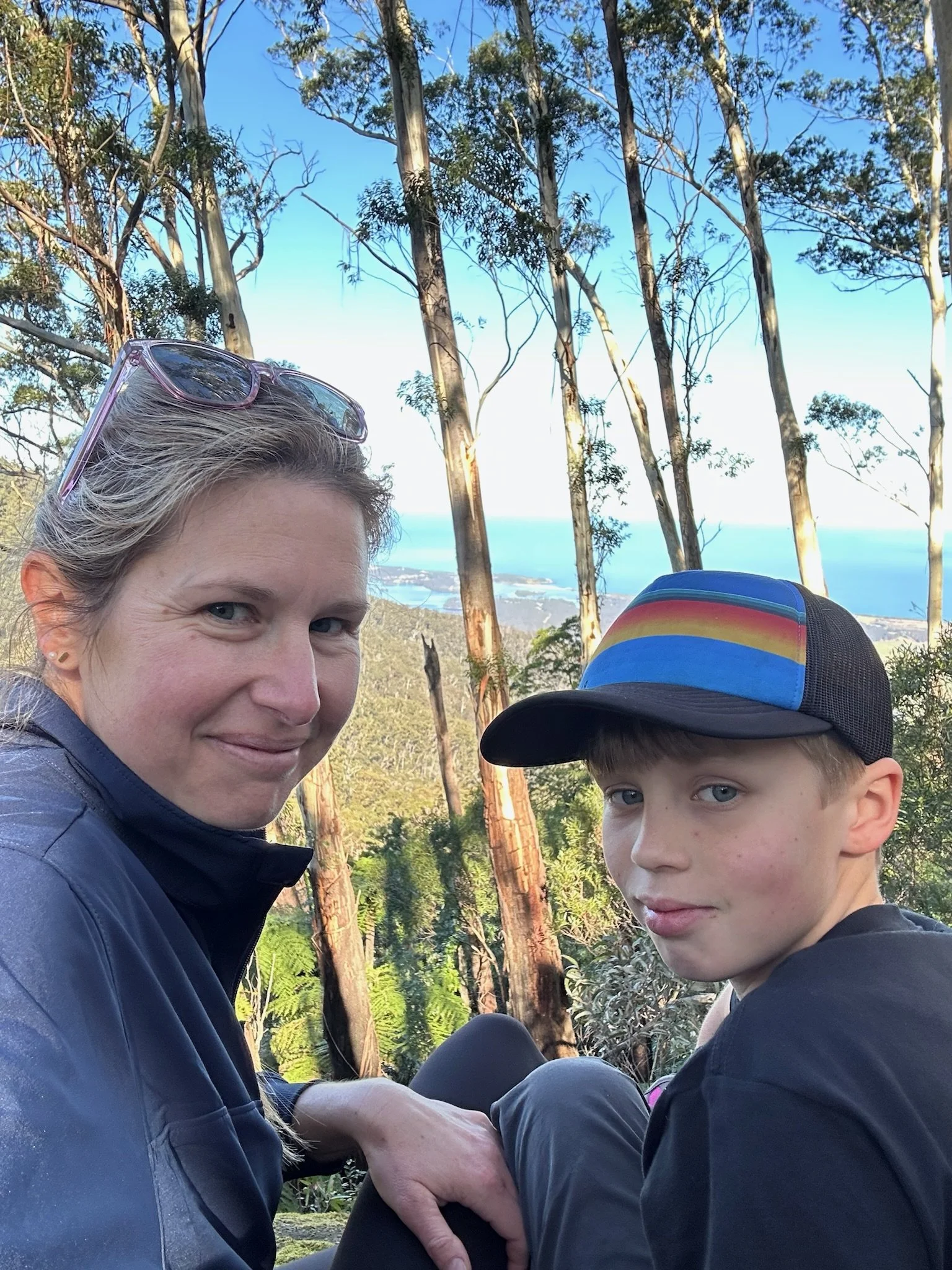 High atop Gulaga/Mount Dromedary