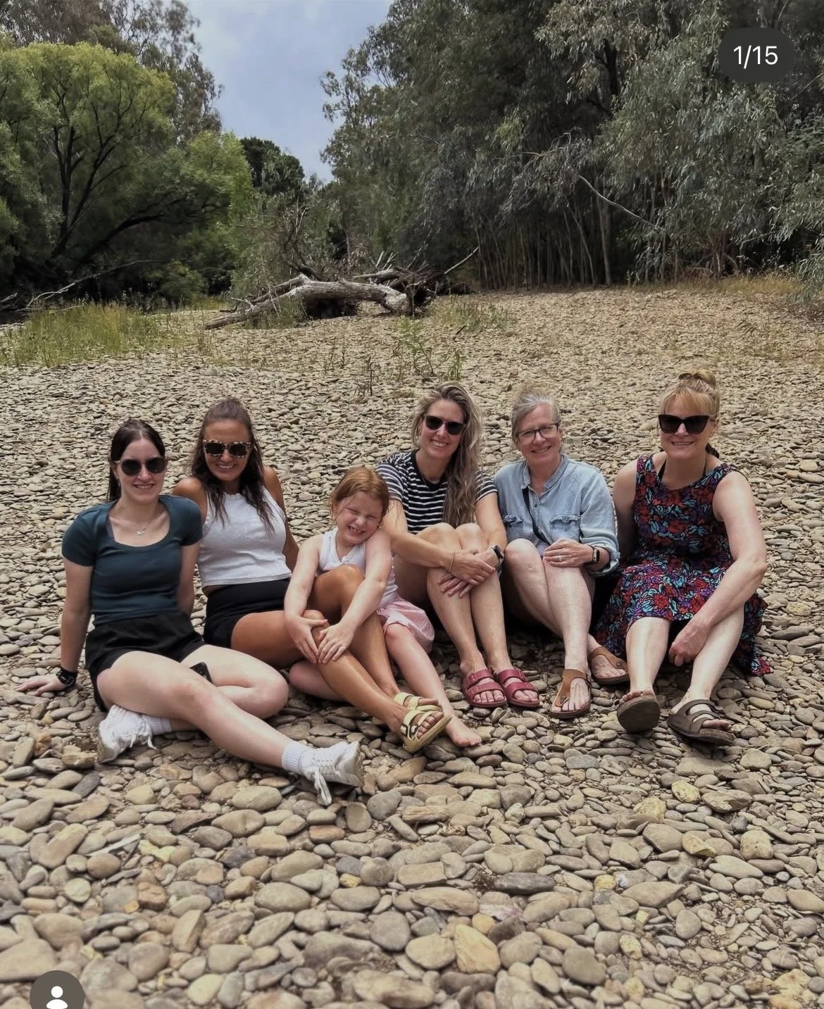 The Society Girls at the River, Myrtleford