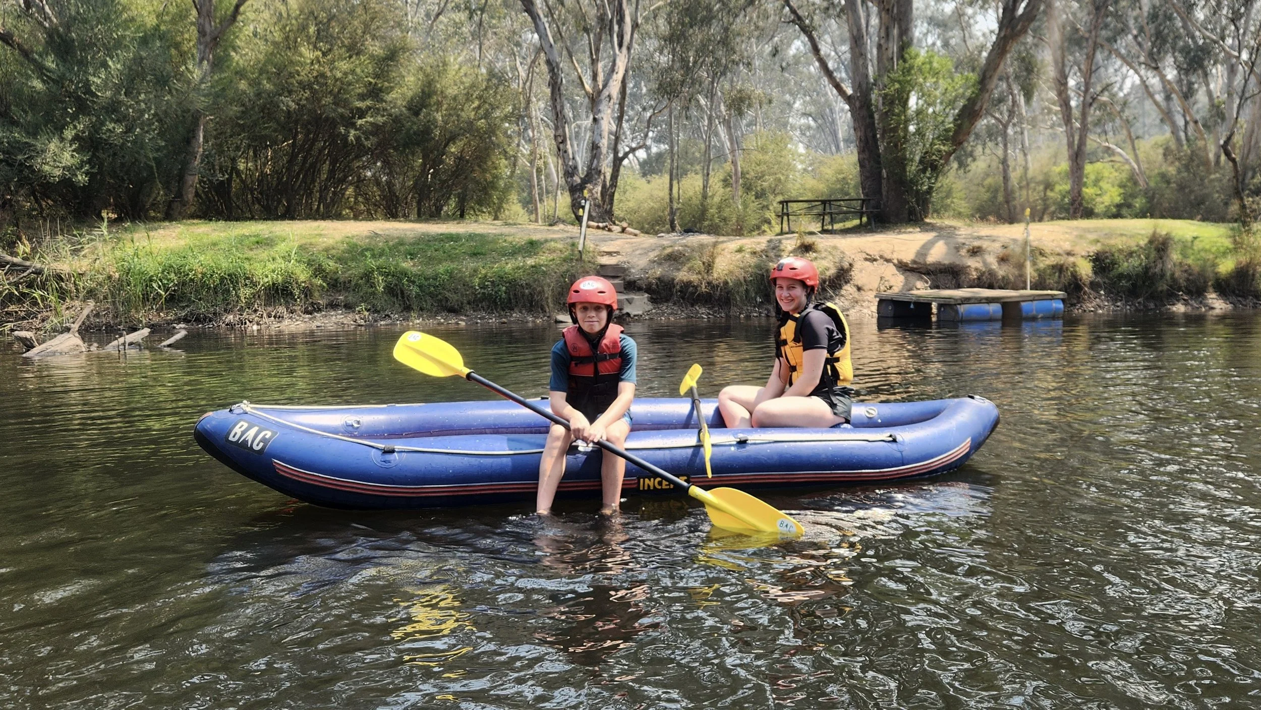 The calm before the rapids!