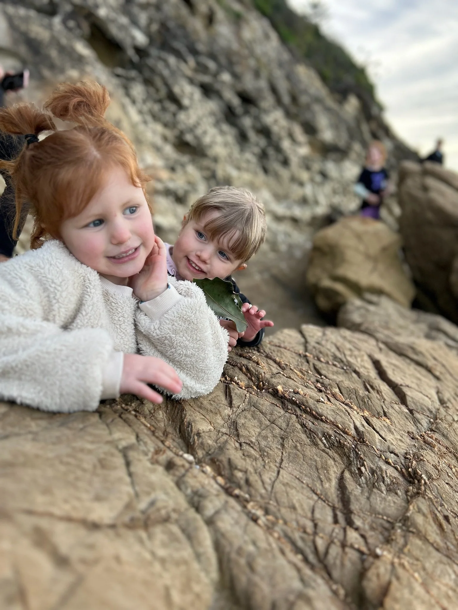 Besties by the beach. Darcy and Pippy. 