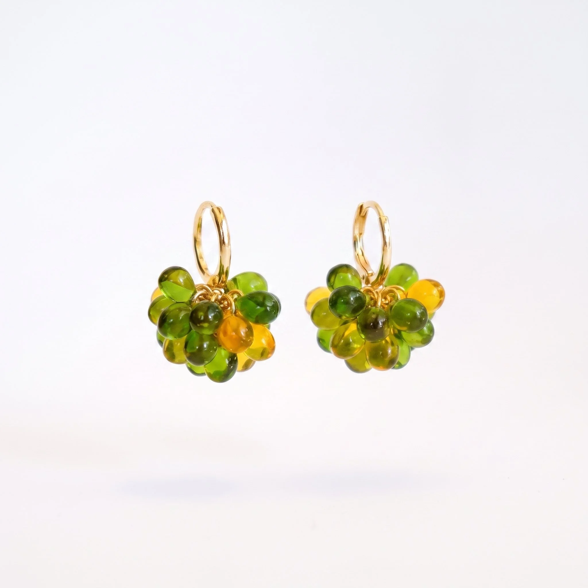 Olive Bubbly Earrings