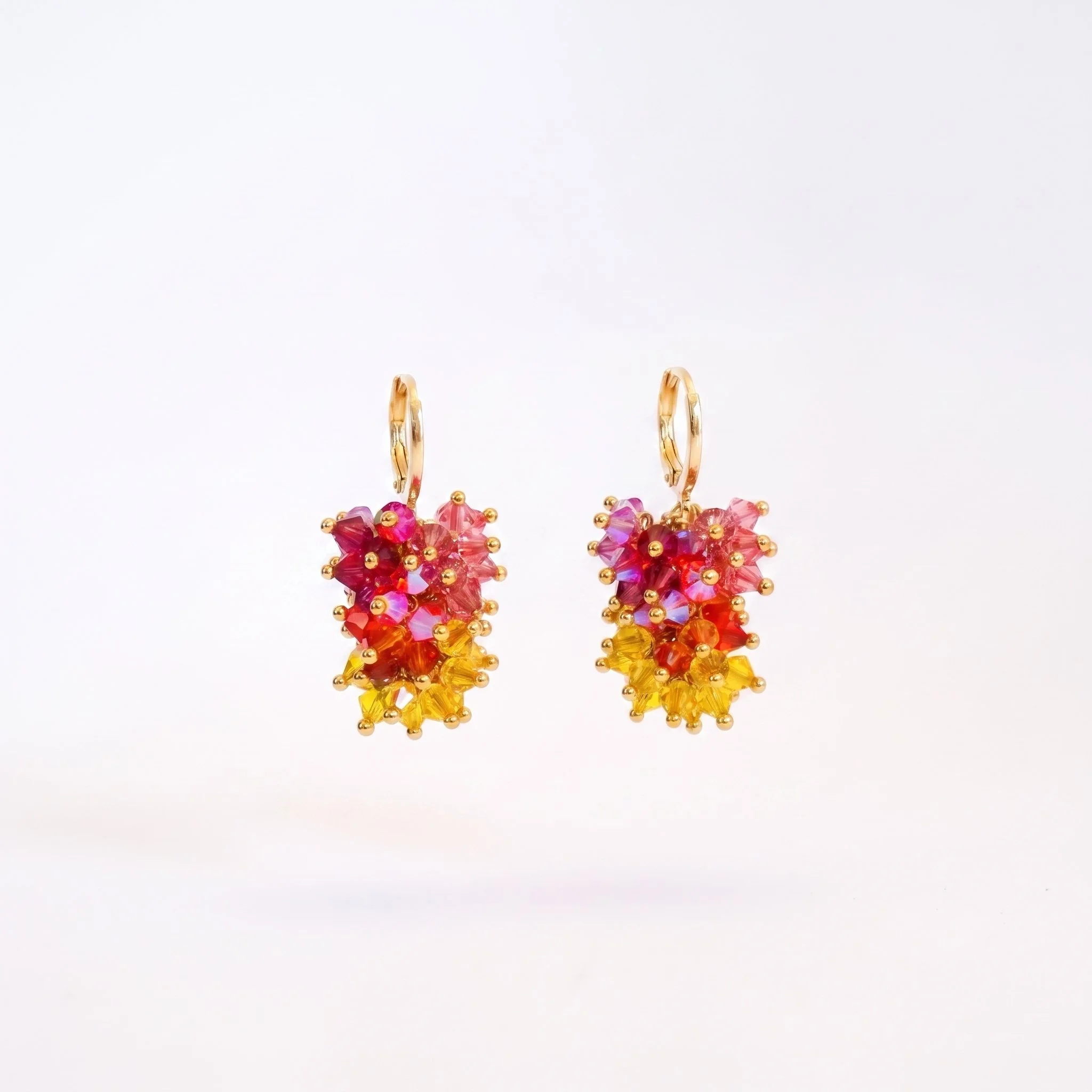Flamingo Flame Earrings