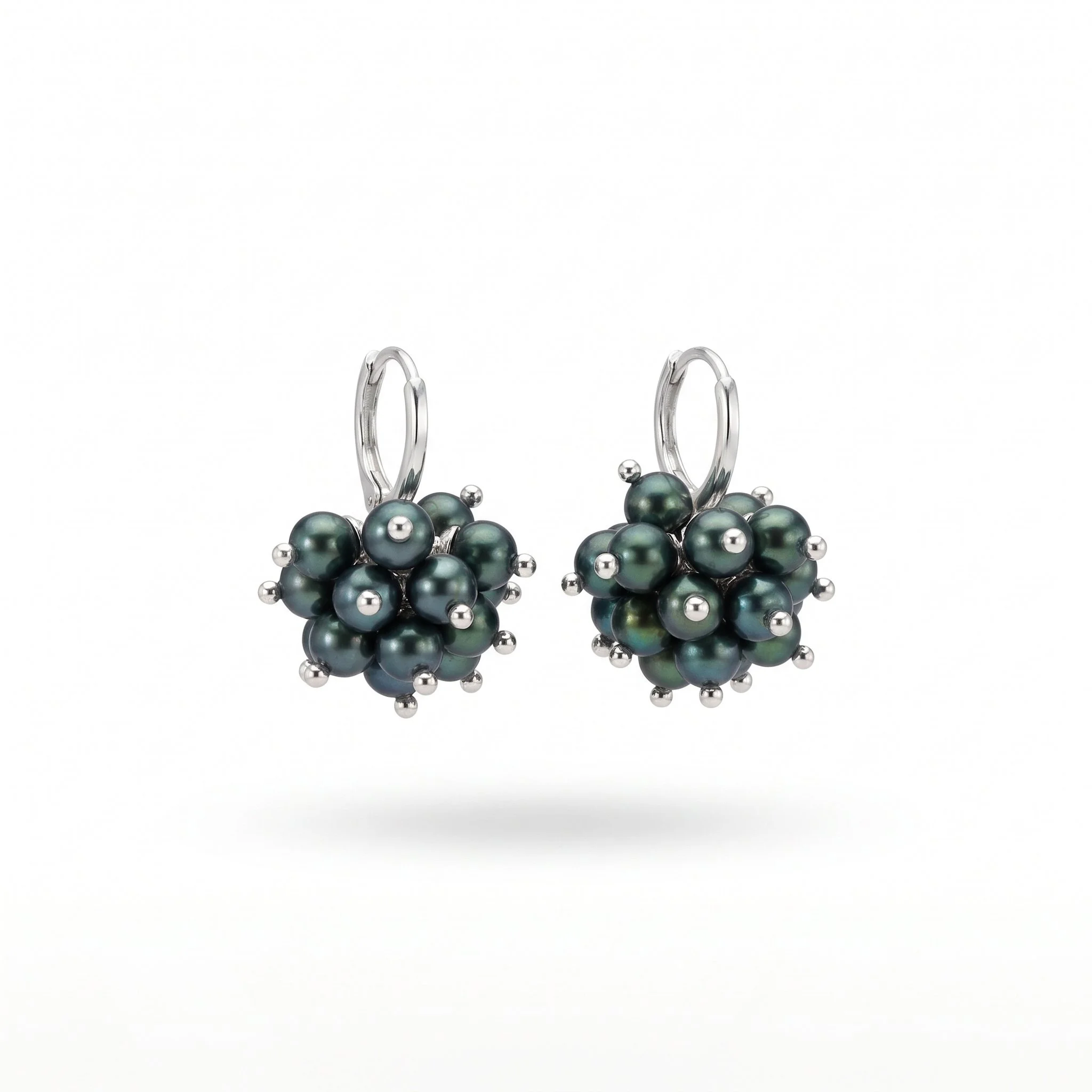 Midnight Pearl Bubbly Earrings