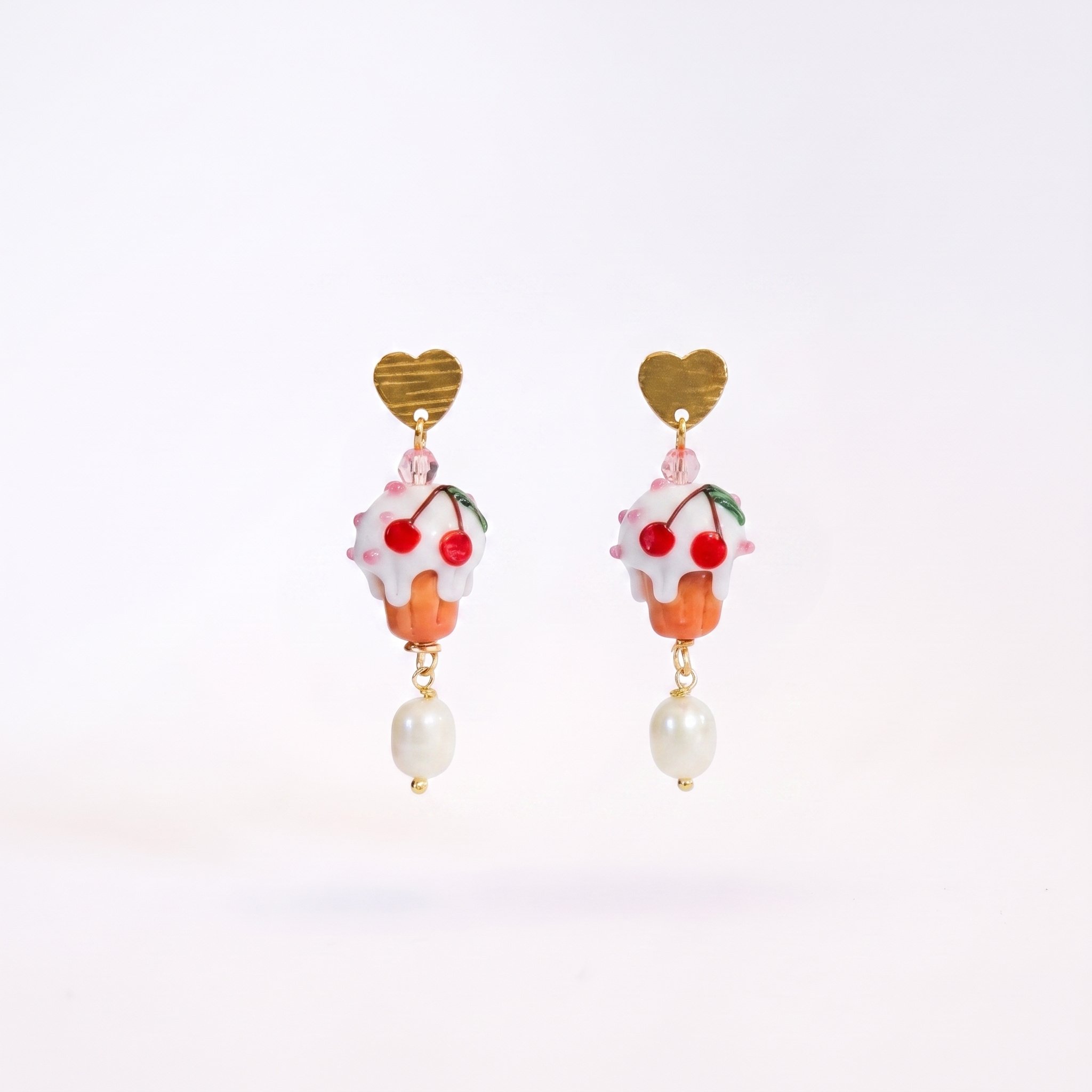 Just One More - Cream Earrings