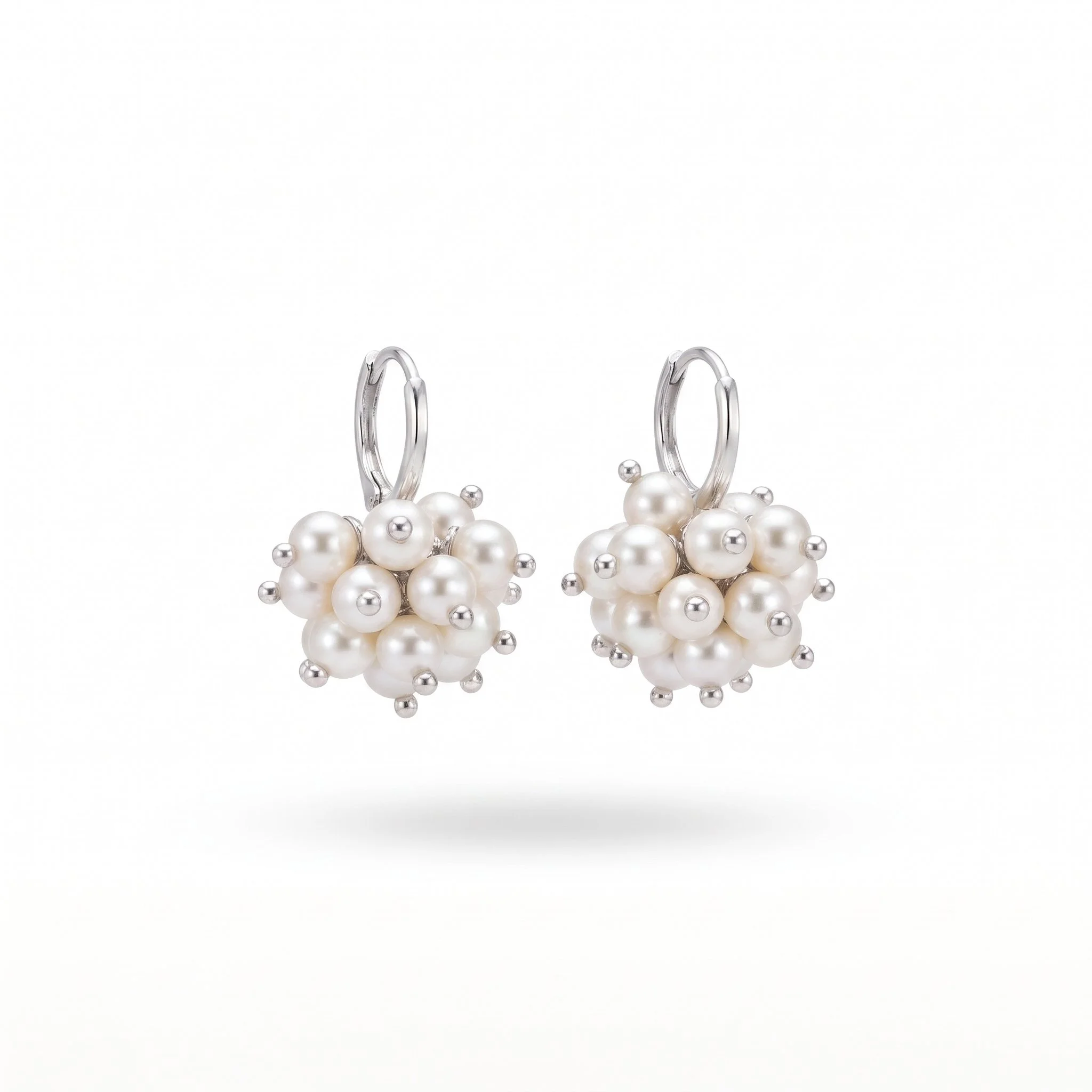 Pearl Cloud Bubbly Earrings