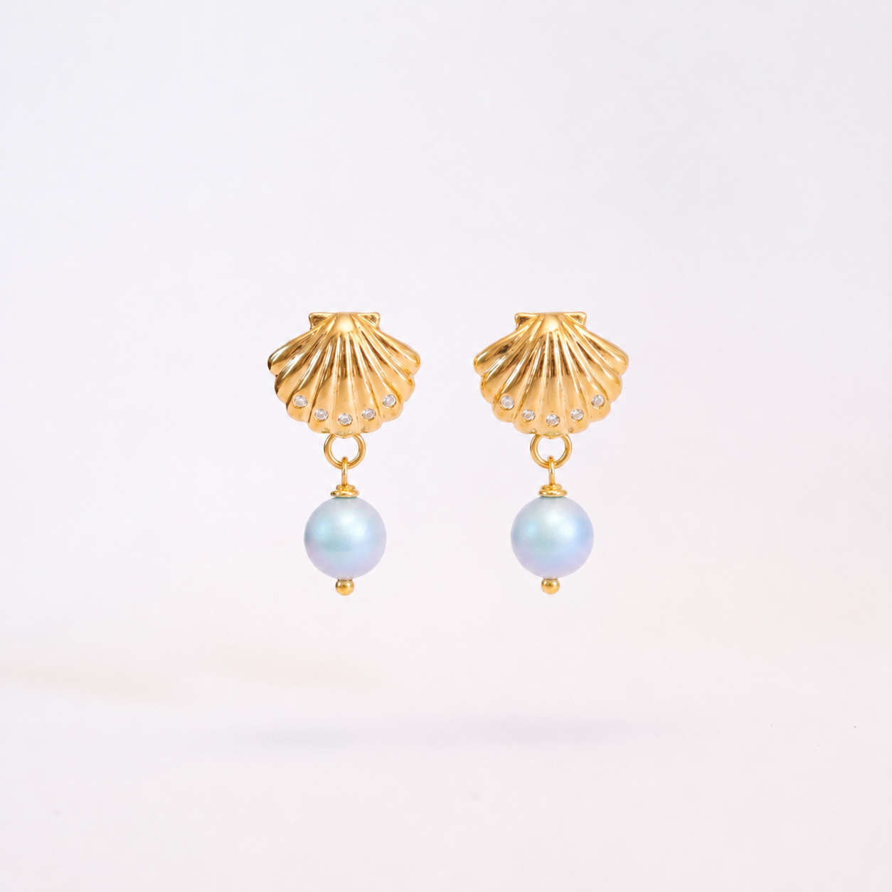 La Mer - Blue Moon Earrings