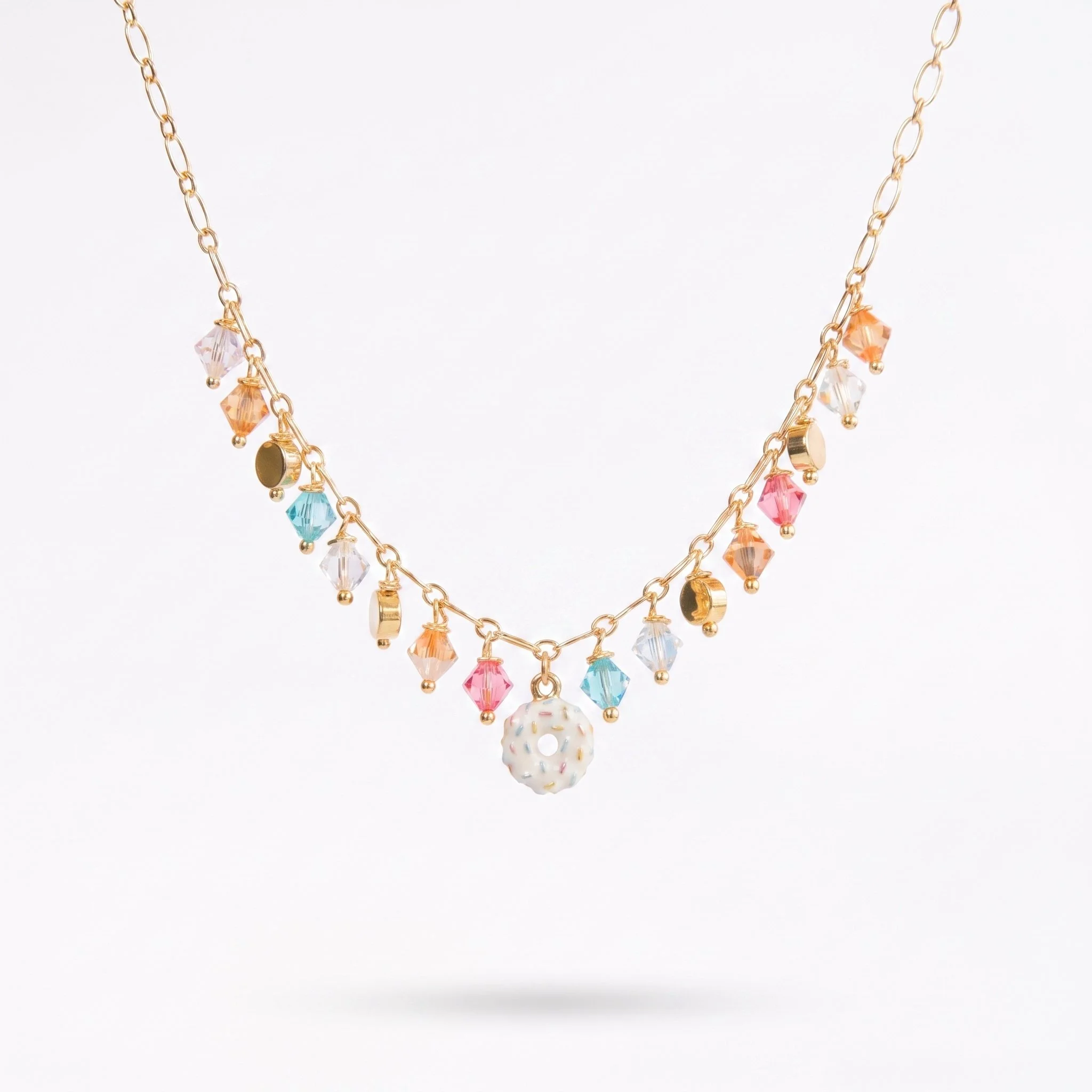 Donut Worry Necklace