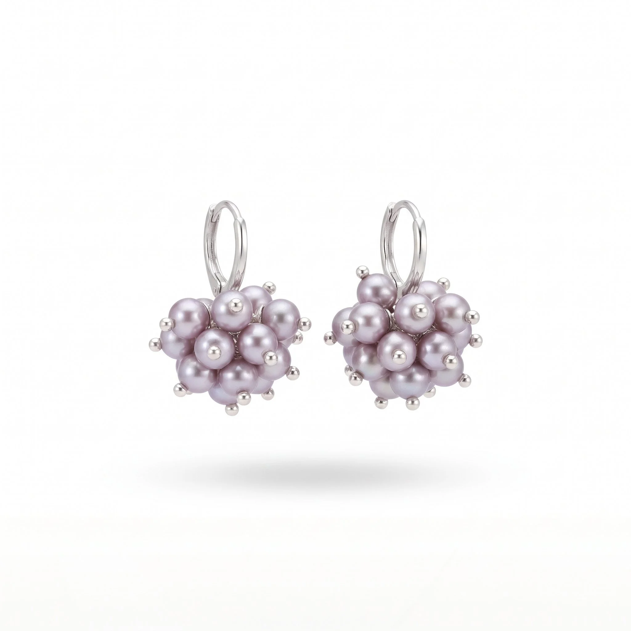 Lilac Fizz Bubbly Earrings