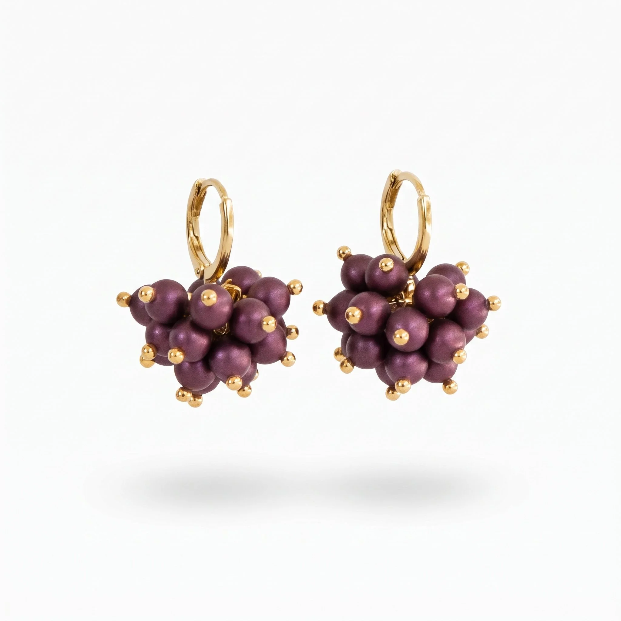 Blackberry Mousse Bubbly Earrings