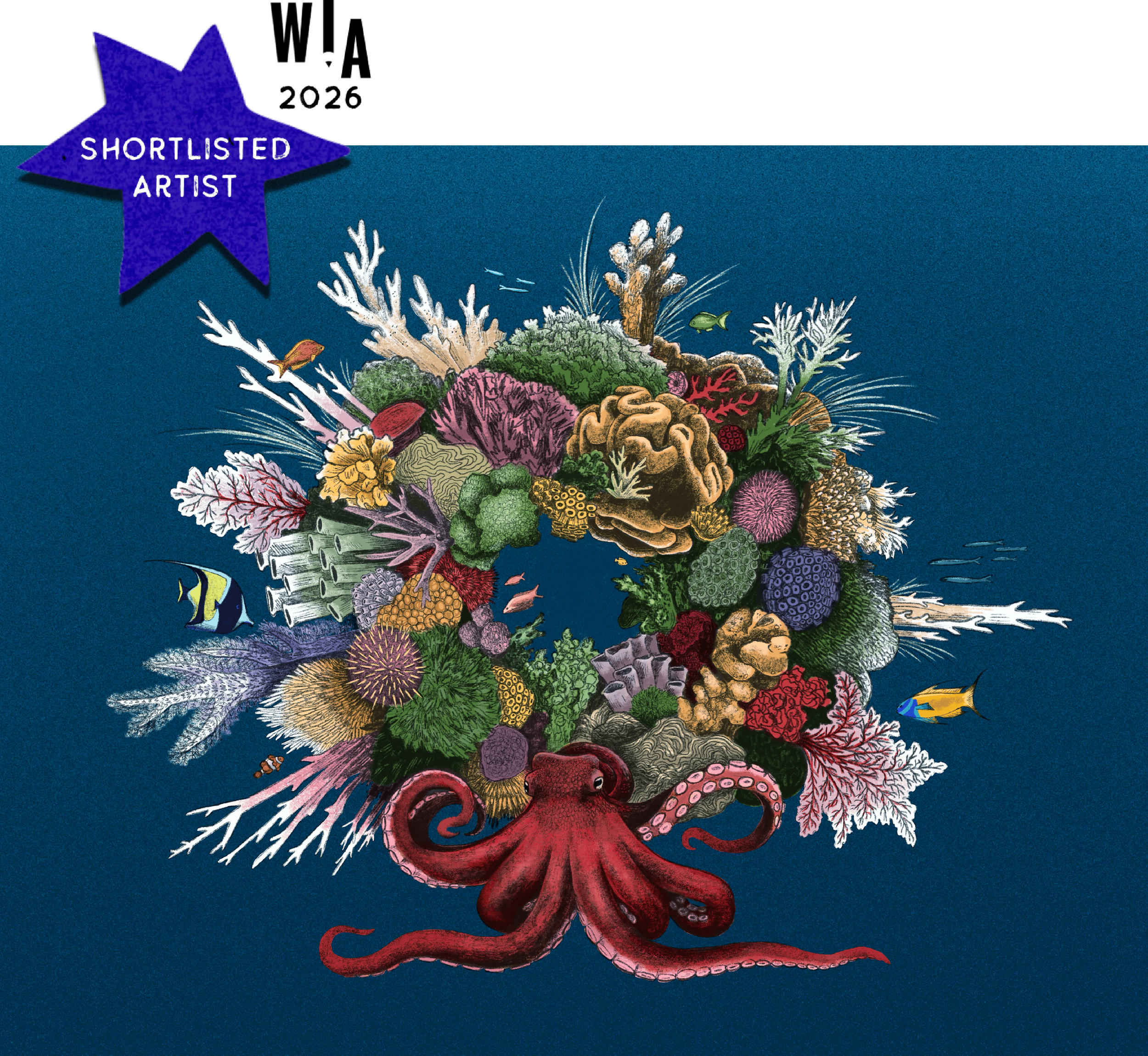 Coral Wreath