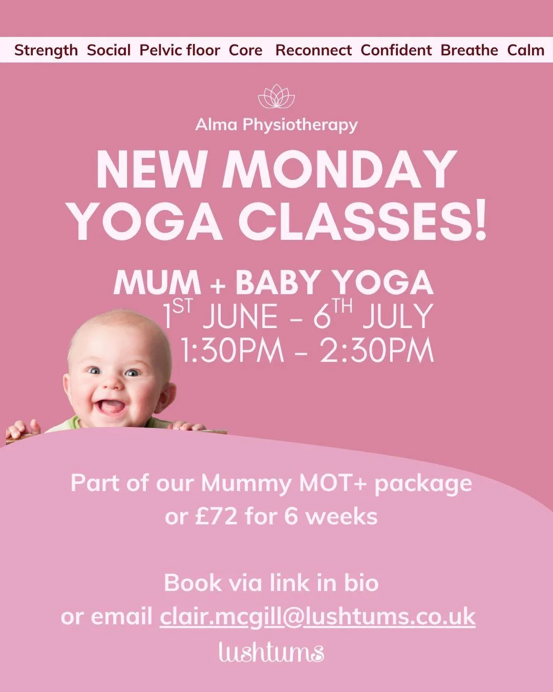 HEY BRISTOL MAMAS &amp; MAMAS-TO-BE ✨

New Monday classes are here 🤍

Whether you&rsquo;re preparing for birth or finding your way back to movement after baby, these sessions are designed to support you through every stage.

✨ Mum + Baby Yoga 1:30-2