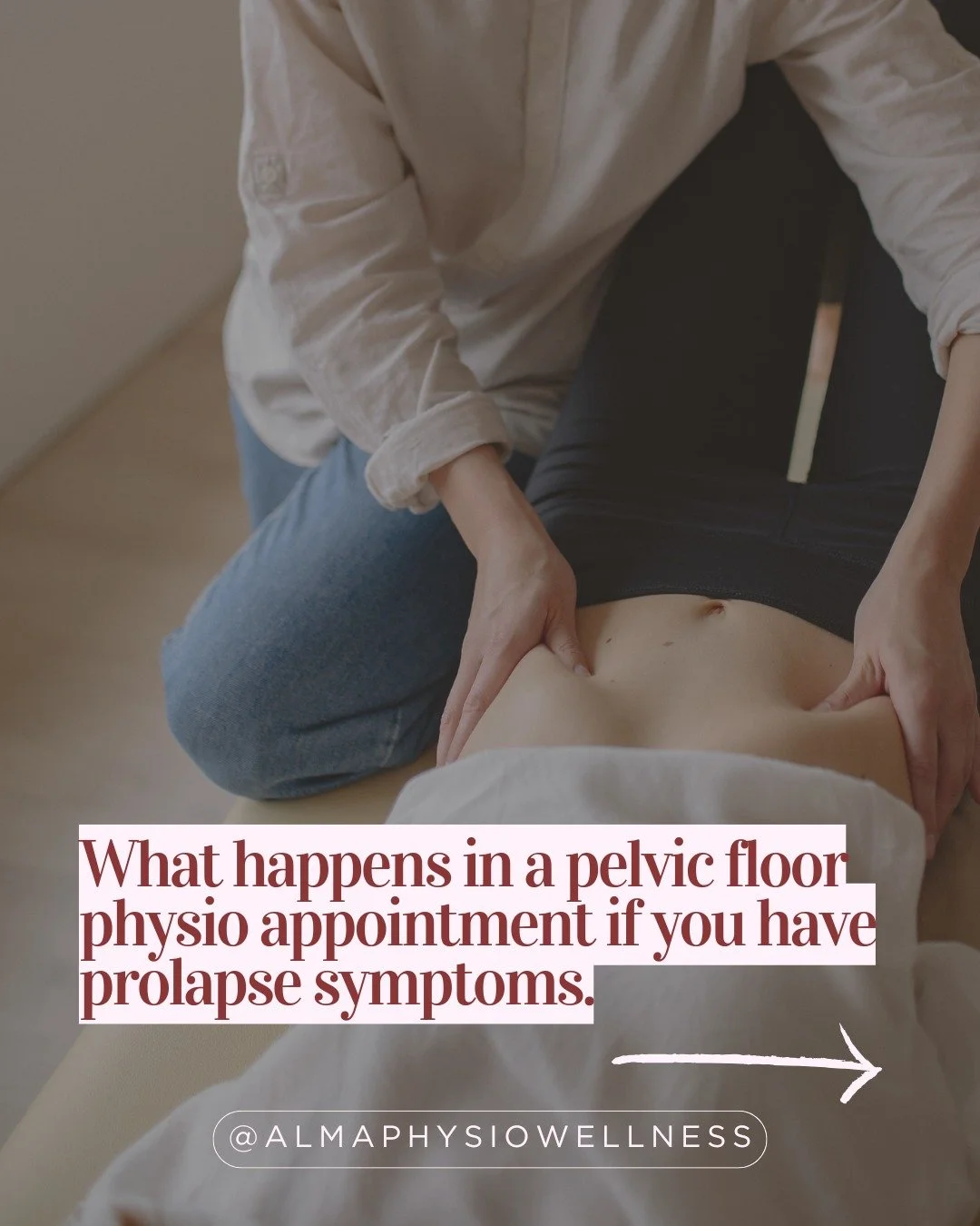 Let's talk about prolapse.

You're not alone. 1 in 3 of us are affected, but many put off booking an appointment because you're not sure what to expect, or not sure if the prolapse symptoms are bad enough to warrant coming in. 

A pelvic floor physio