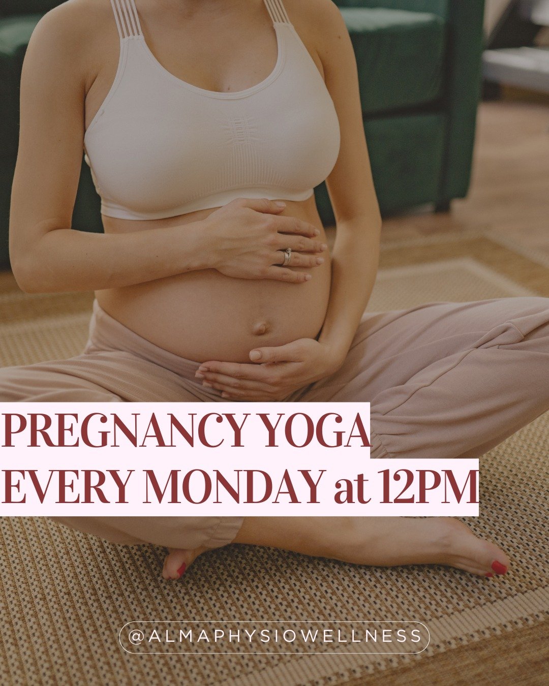 BRISTOL MAMAS-TO-BE, LET'S DO YOGA

Pregnancy yoga with Clair @lushtumsbristol starts at Alma next Monday 🧘

If you've been meaning to try it, this is your sign.

Clair has been teaching pregnancy and postnatal yoga in Bristol for nearly a decade. H