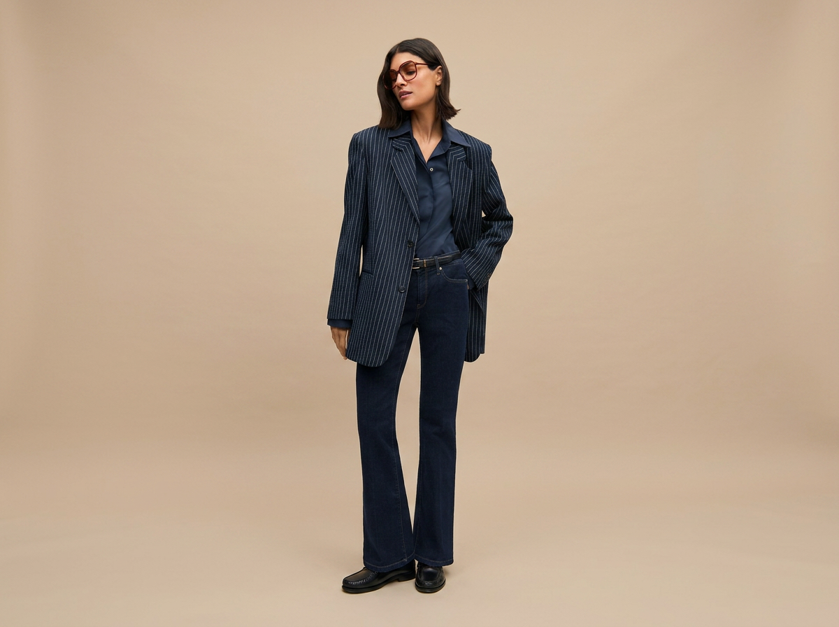 CAMBIO PARIS FLARED – Jean Flared-Fit Long – Modern Rinsed