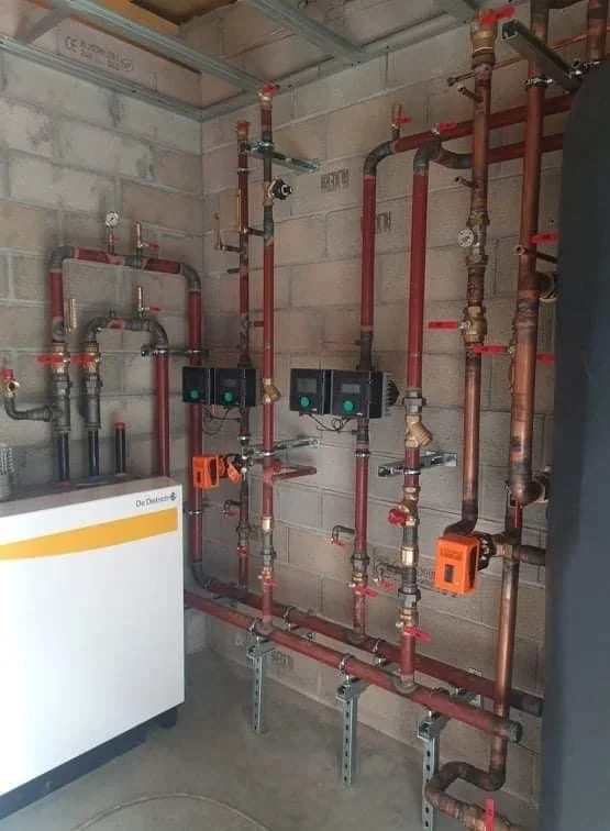 Création d'une chaufferie complète pour un stade de Rugby