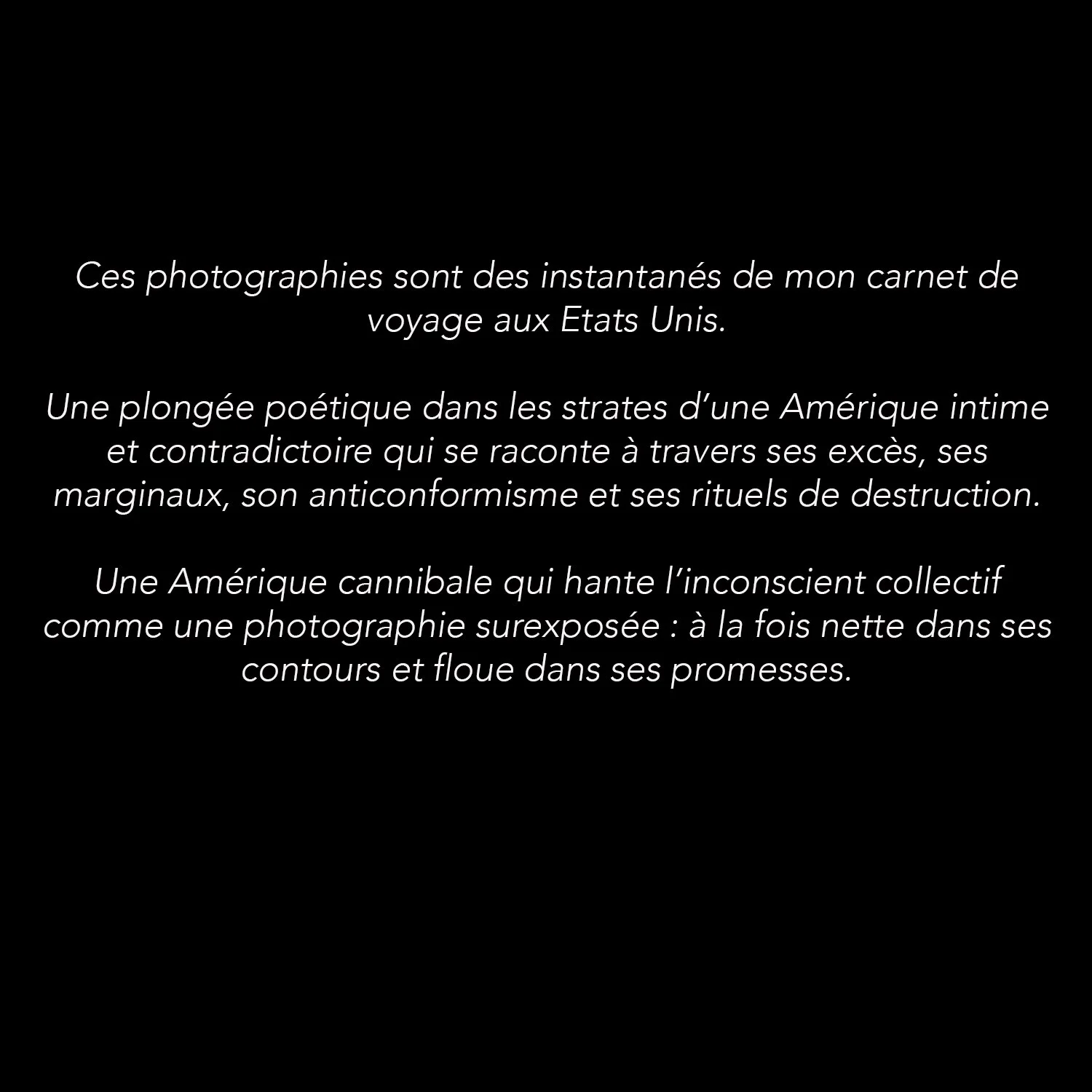 Carnet de voyage ° Texte de présentation