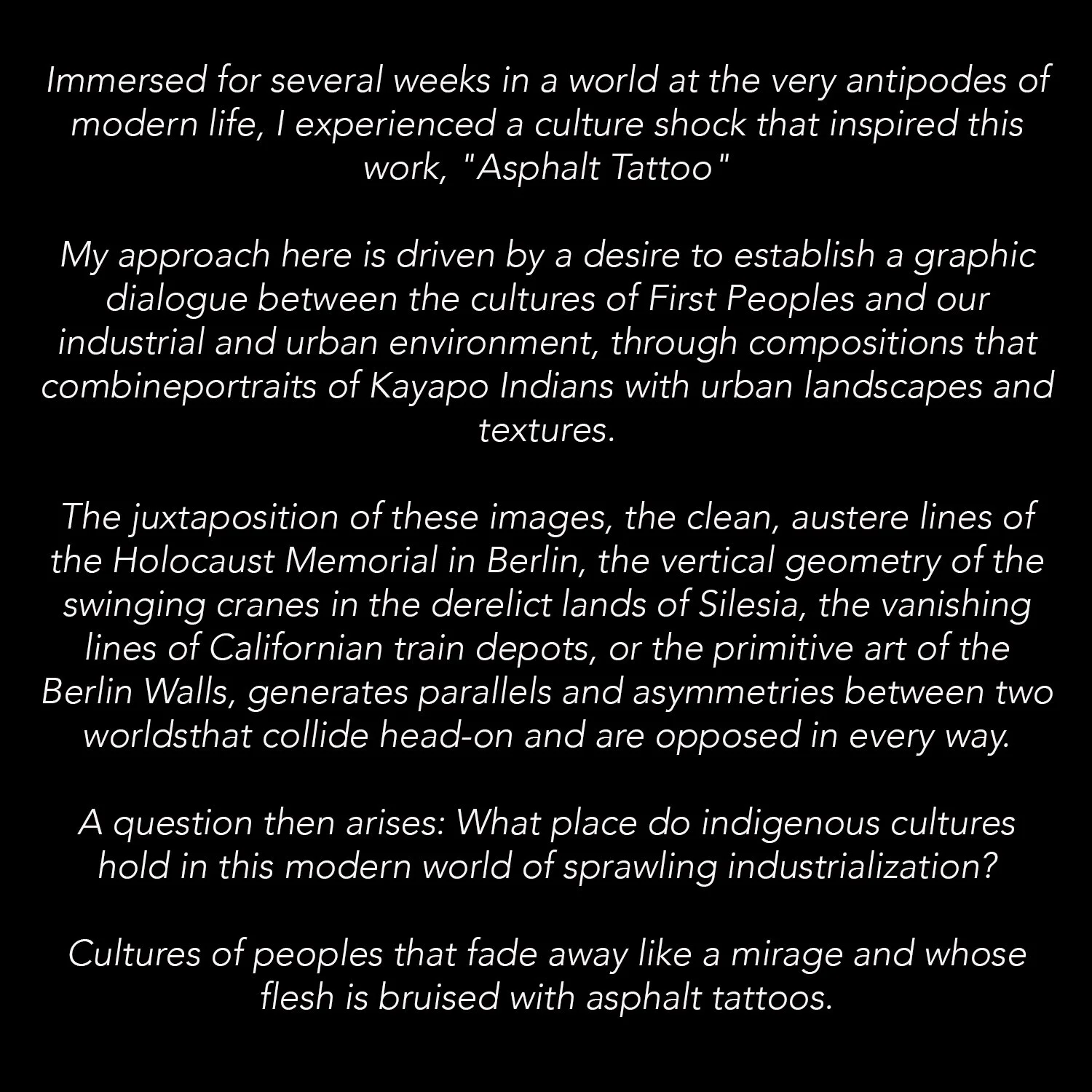 Asphalt Tattoo ° Introduction