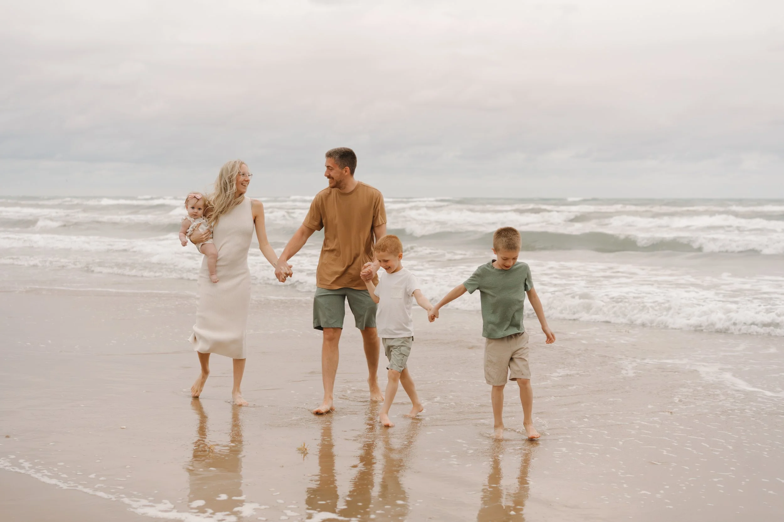 A Cloudy Evening Family Session