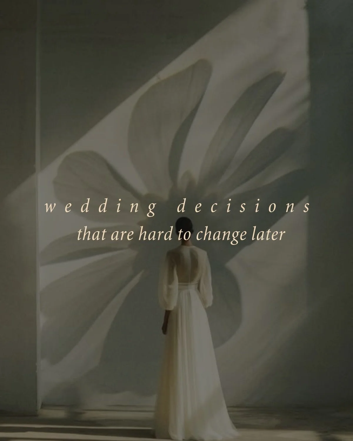 Some decisions shape the entire wedding experience and must be made thoughtfully from the beginning.

Venue selection, guest experience, and timeline structure all influence the flow of the celebration.

Guiding our couples through these decisions en