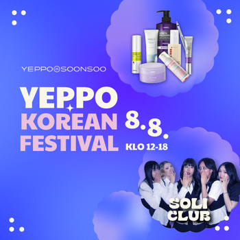 Yeppo Korean Festival 8.8. – Mall of Tripla, Helsinki