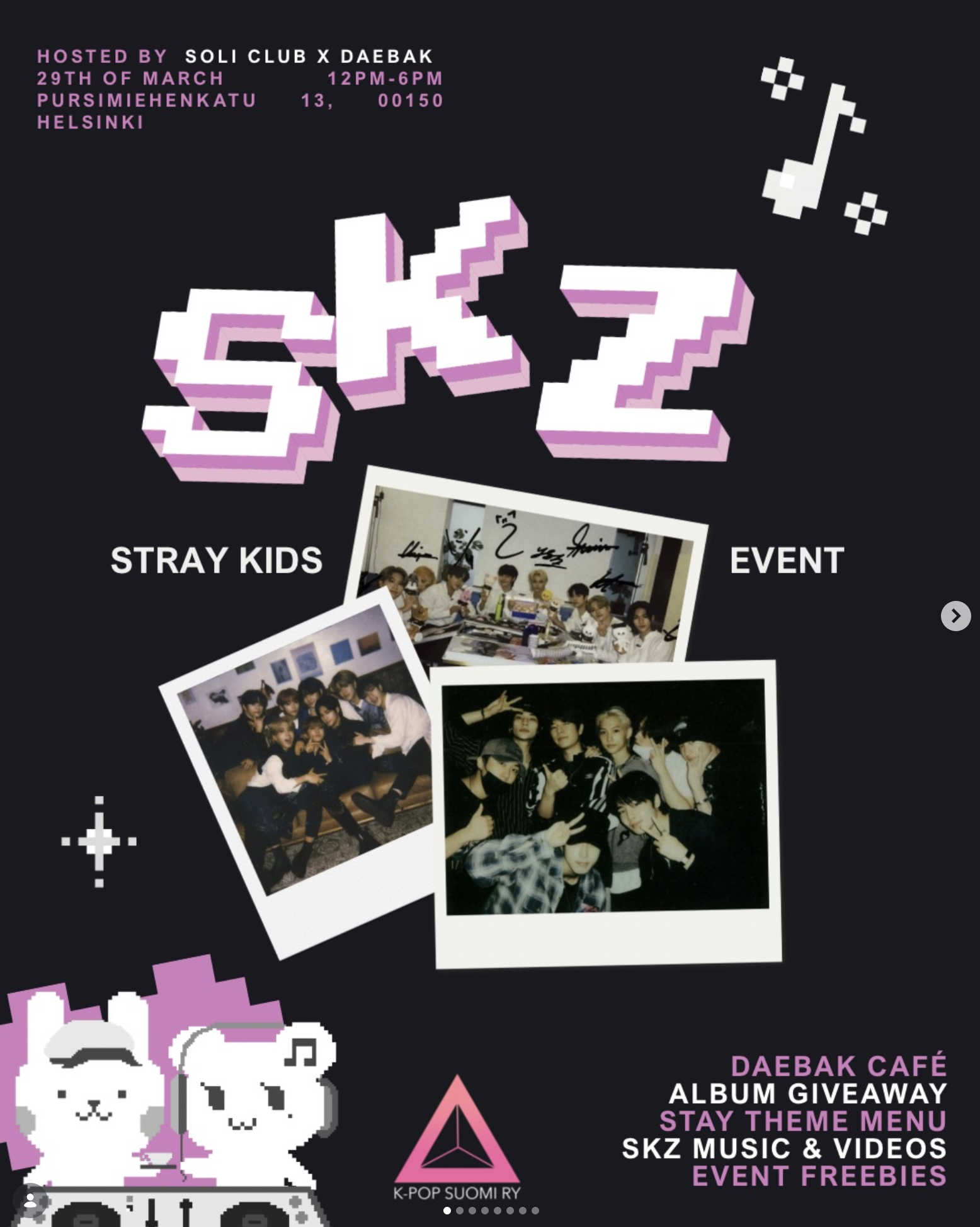 STRAY KIDS CAFE EVENT
