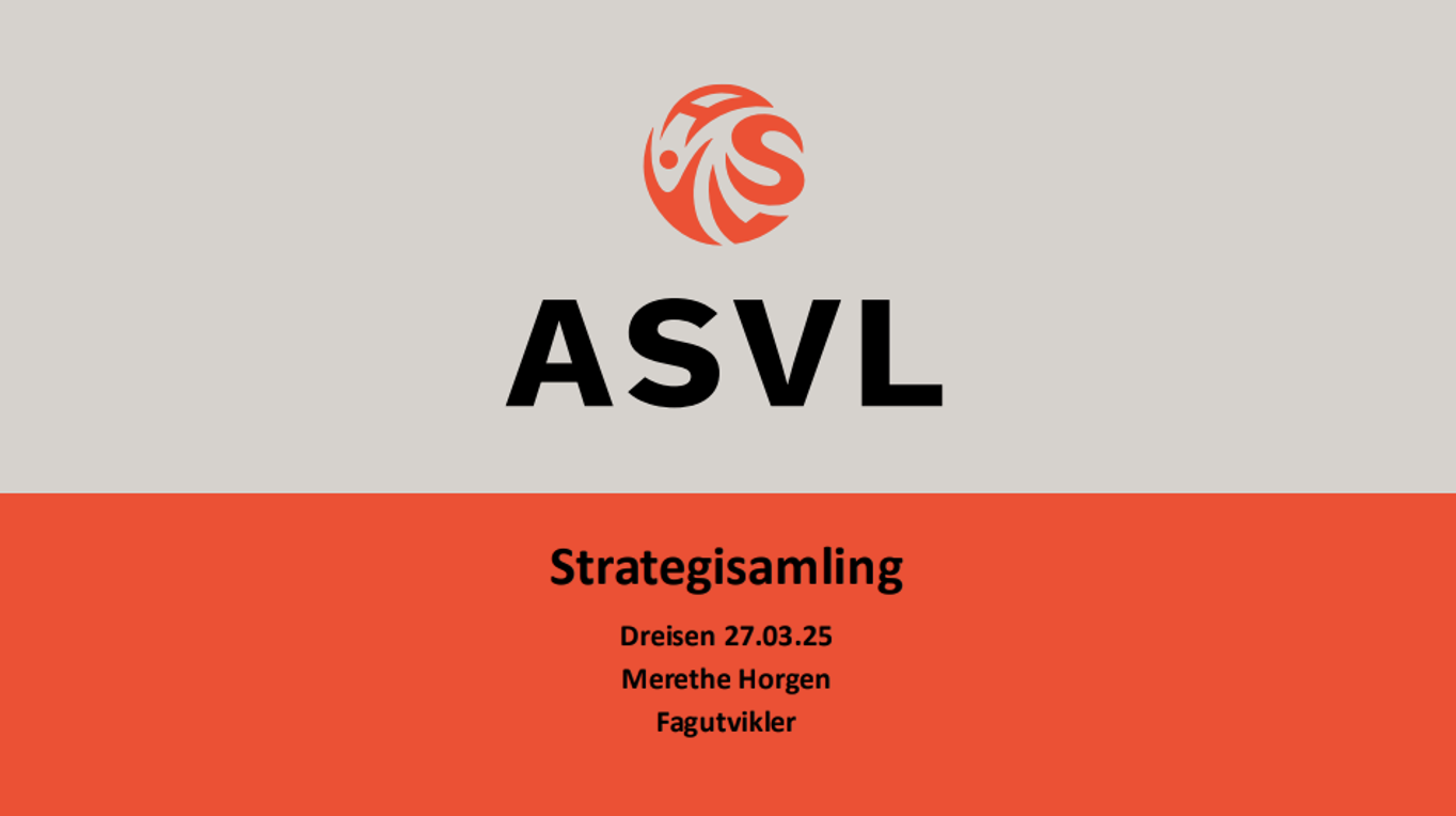 Strategisamling i regi av ASVL - mars 2025