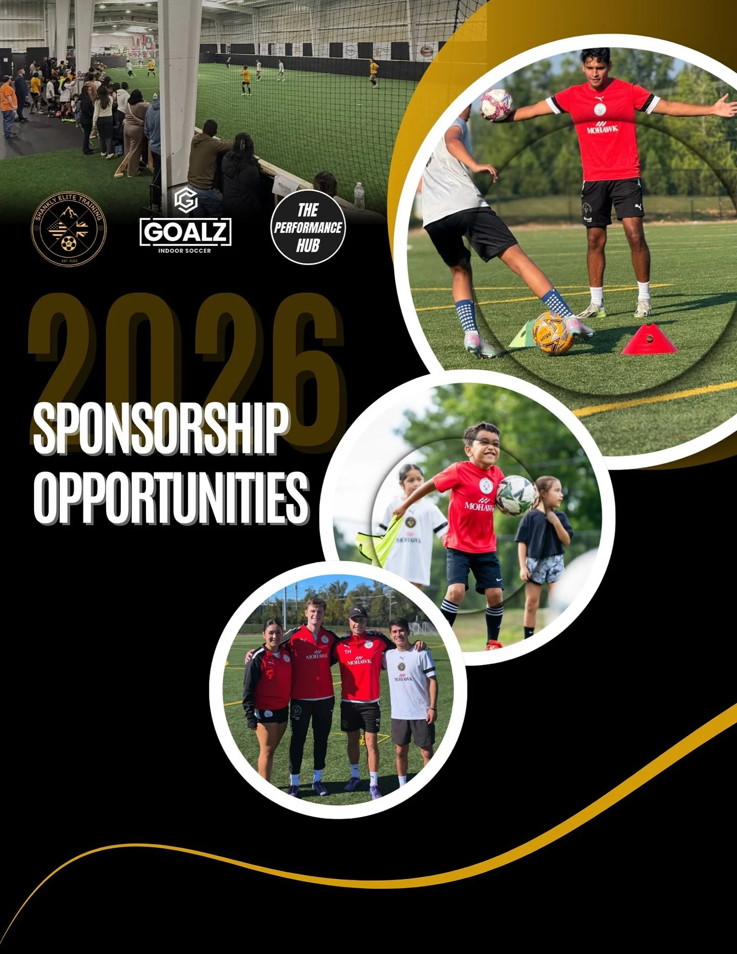 Calling all local businesses 📣

Partner with Shankly Elite Training, Goalz Indoor Soccer, and The Performance Hub and get your brand in front of hundreds of athletes and families every week.

✔️ Community impact
✔️ Brand exposure
✔️ Support youth de