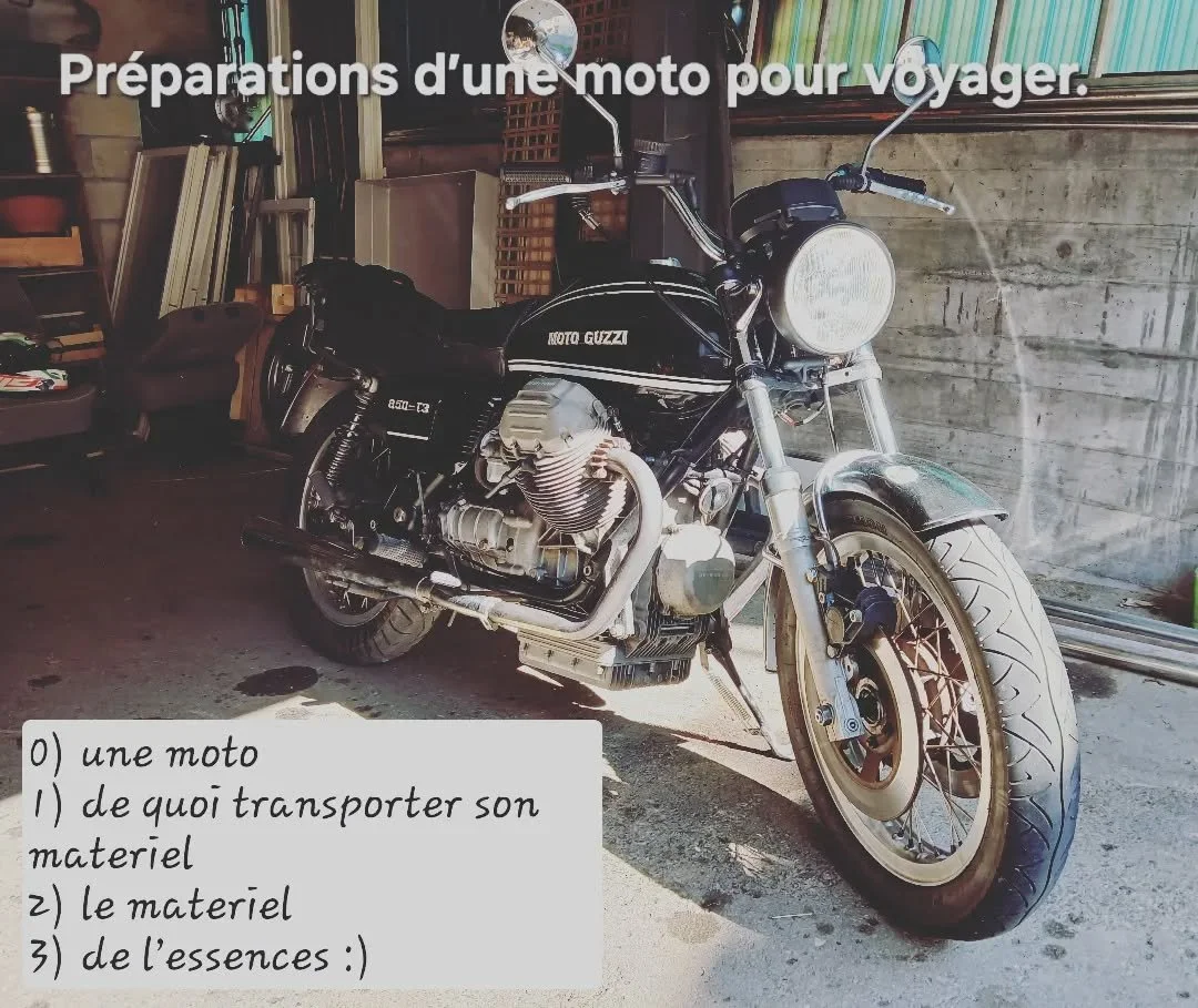 #ATELIERBGIC #guzzi #voyagemoto #roadtripmoto