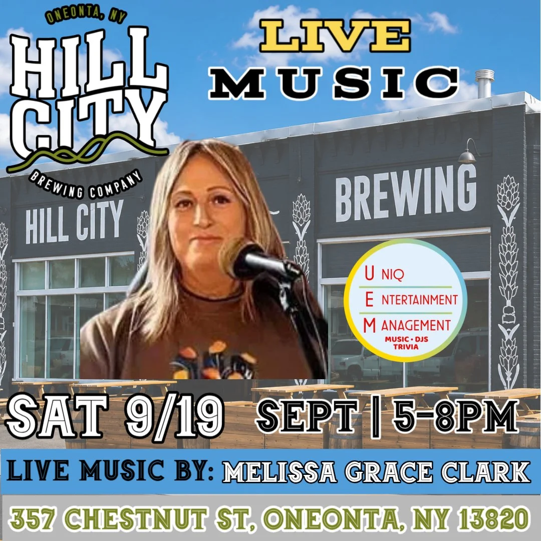 Live Music Featuring      Melissa Grace Clark