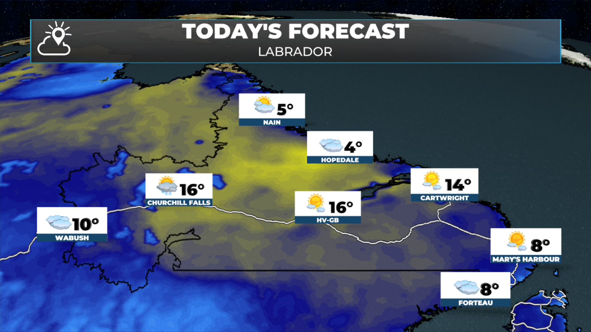 Labrador’s forecast for today - May 27, 2026