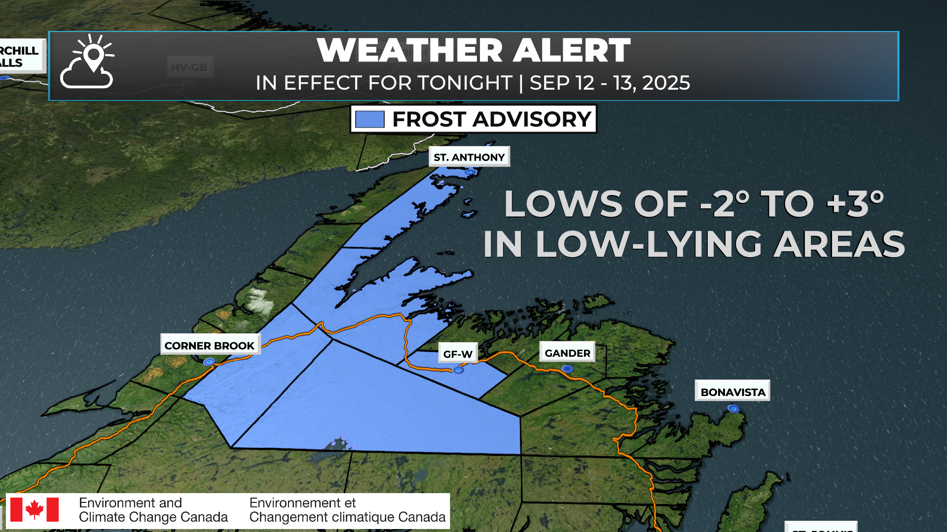 Frost Advisory for tonight