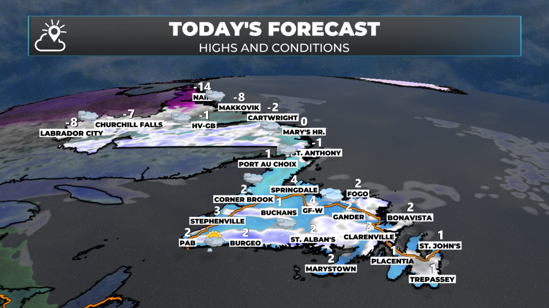 NL's forecast for today, March 30, 2026