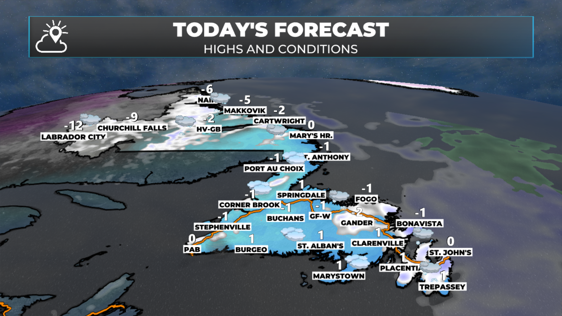 NL's forecast for today - Feb. 19, 2026