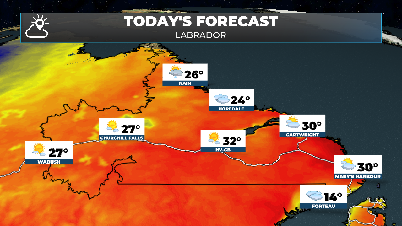 Labrador’s forecast for today — July 8, 2026