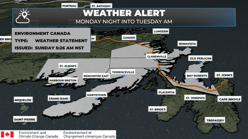 Special Weather Statement: Significant Snowfall Possible Monday Night ...