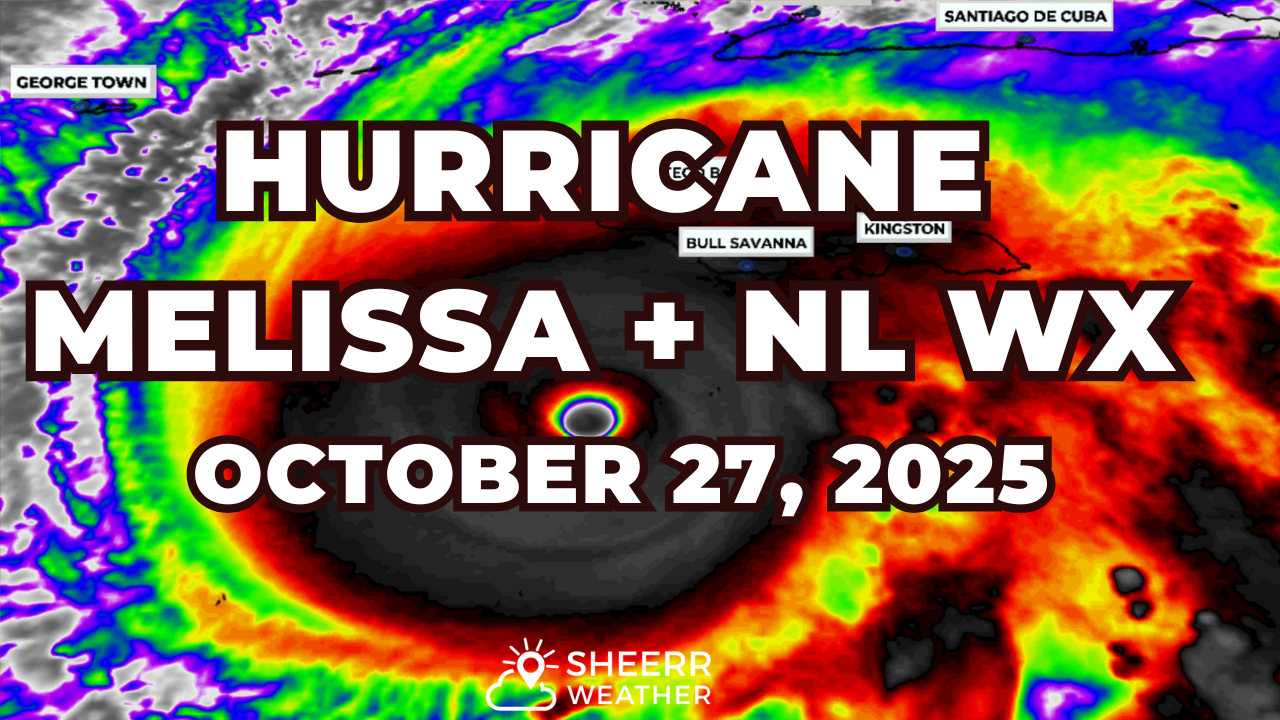 Tracking fog, drizzle, and Hurricane Melissa in this evening’s forecast