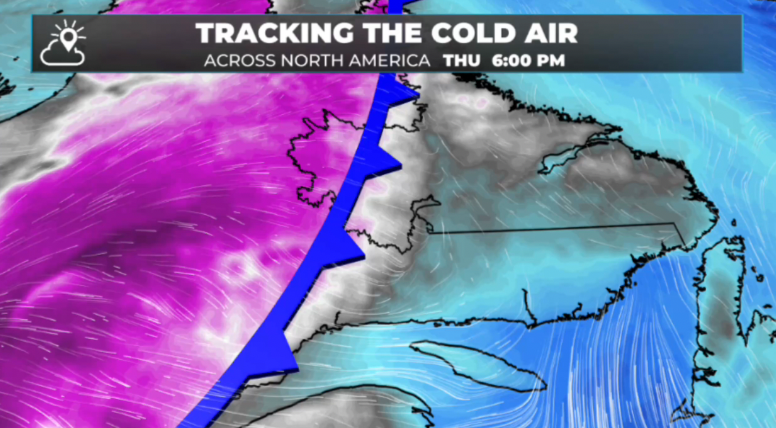 An Arctic Blast Arrives Friday and Brings Intense Snow Squalls and High Wind Speeds